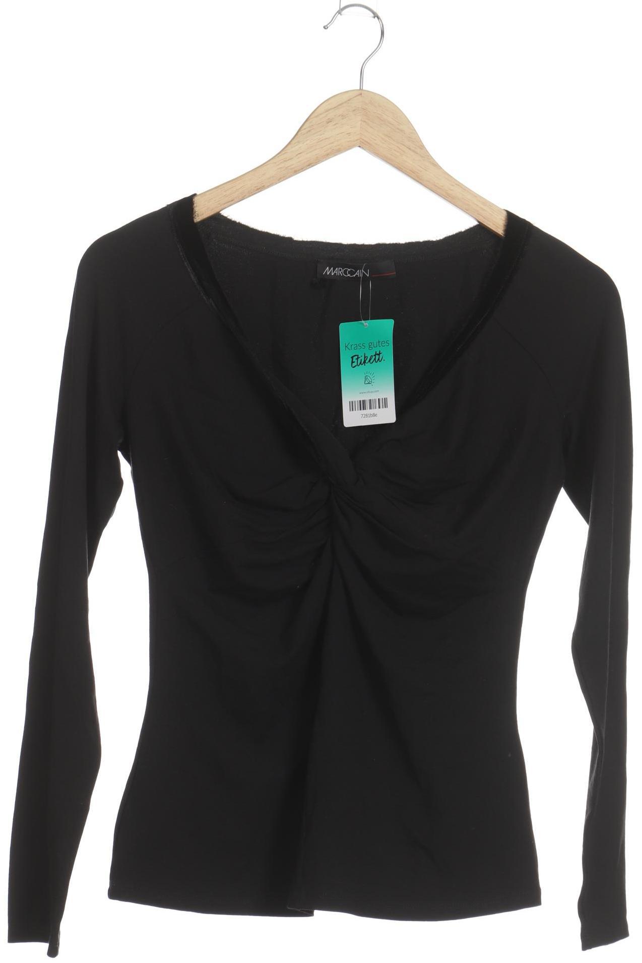 

Marc Cain Damen Langarmshirt, schwarz, Gr.