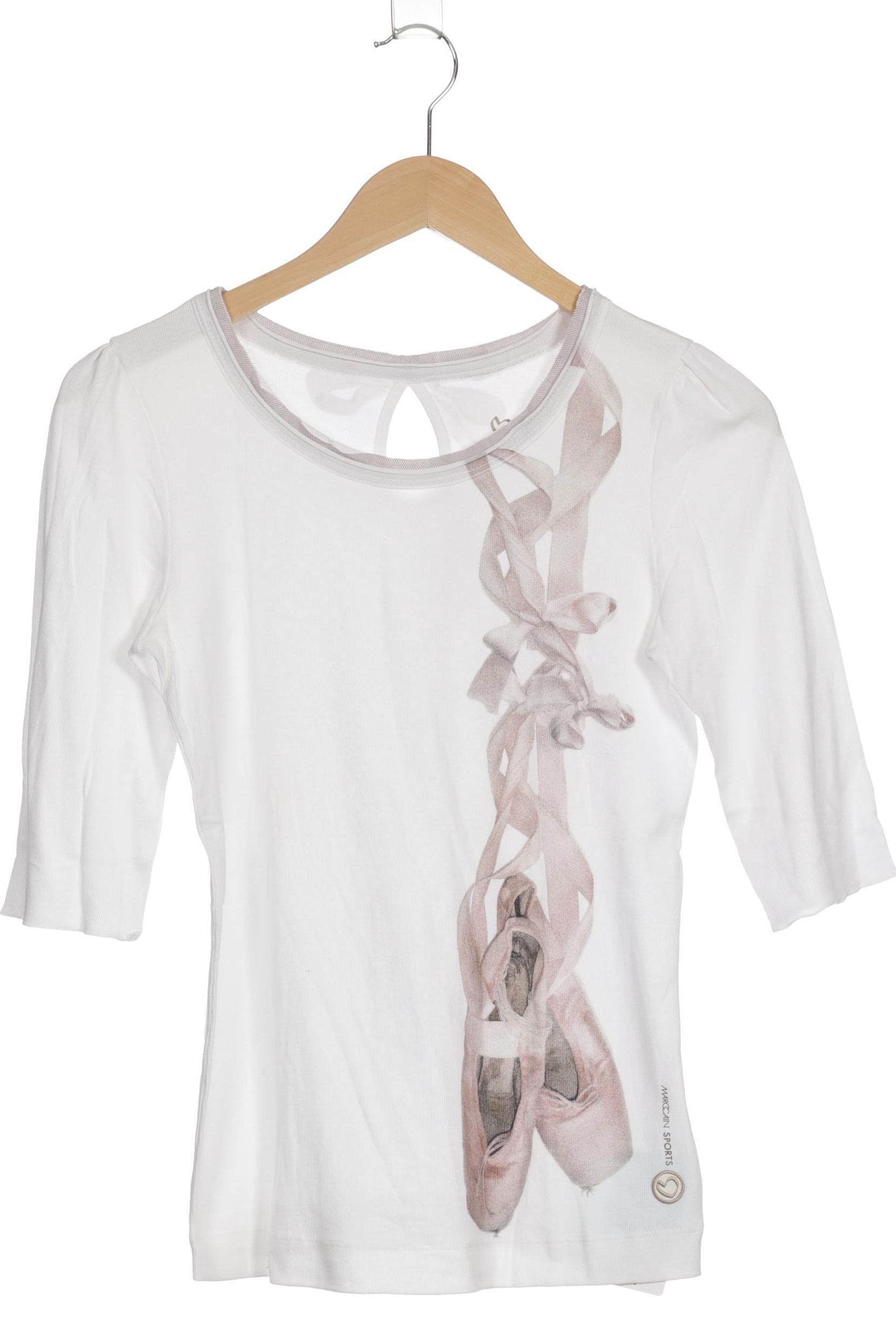 

Marc Cain Damen Langarmshirt, weiß, Gr.