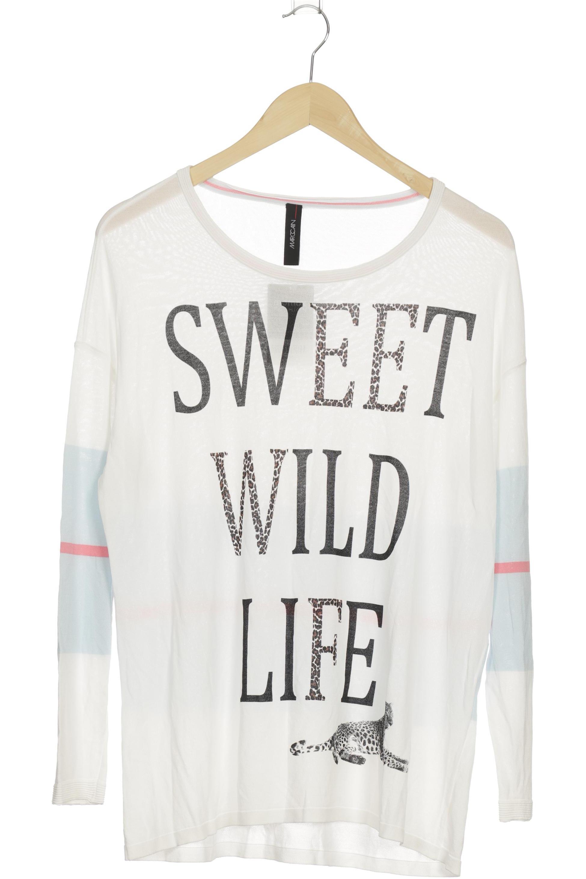 

Marc Cain Damen Langarmshirt, weiß, Gr.