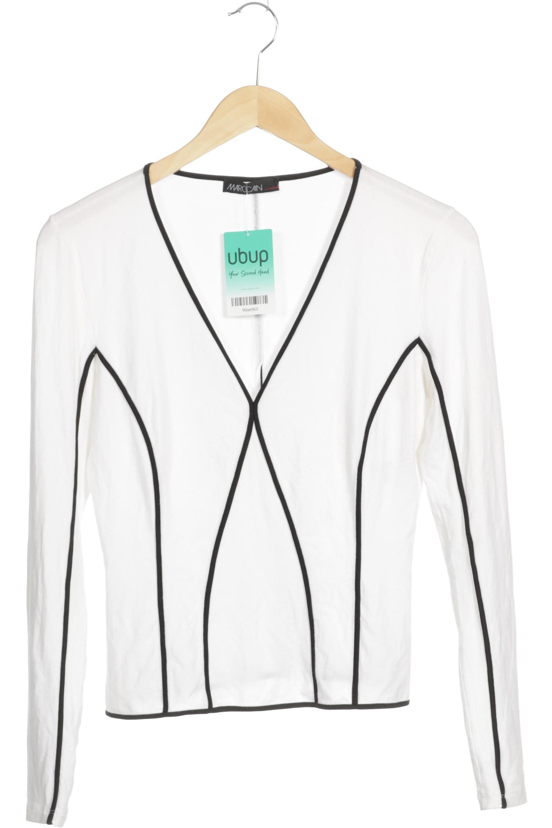 

Marc Cain Damen Langarmshirt, weiß, Gr.