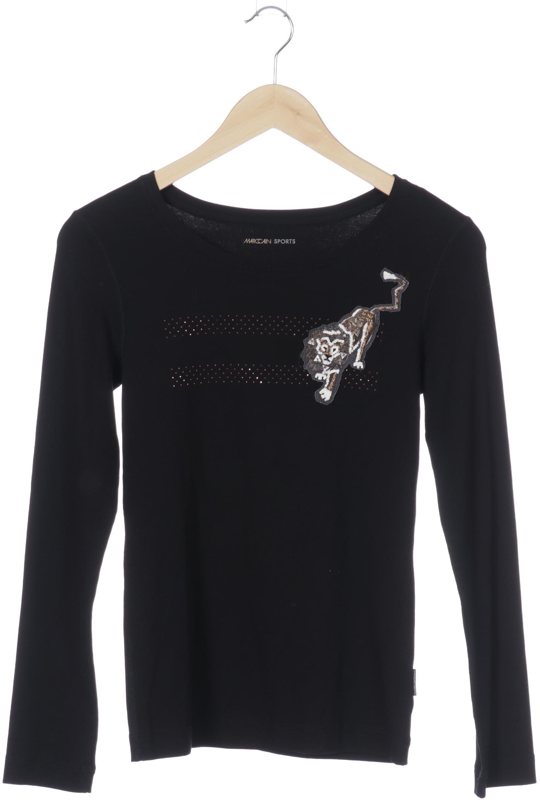 

Marc Cain Damen Langarmshirt, schwarz, Gr.