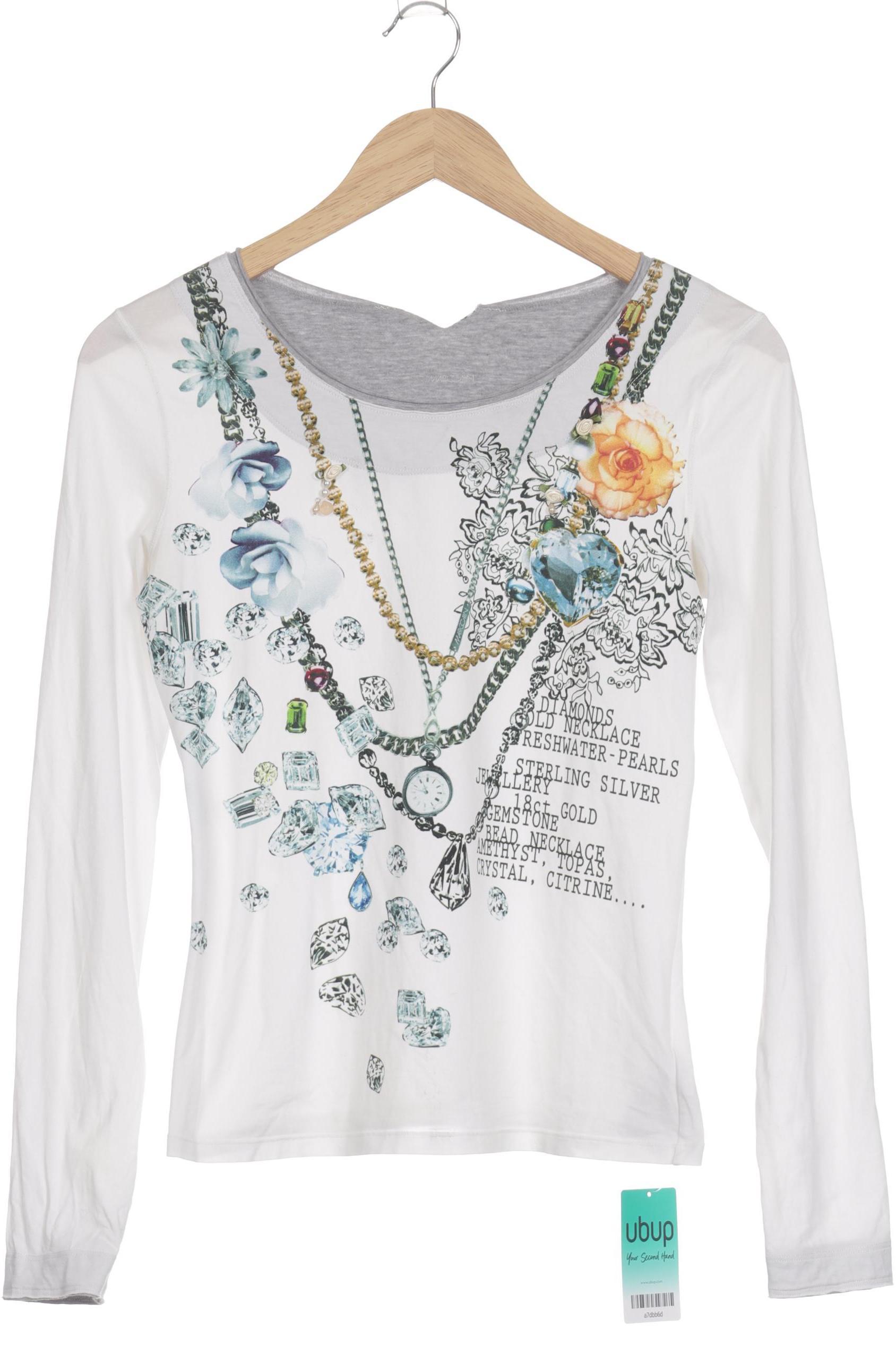 

Marc Cain Damen Langarmshirt, weiß, Gr.