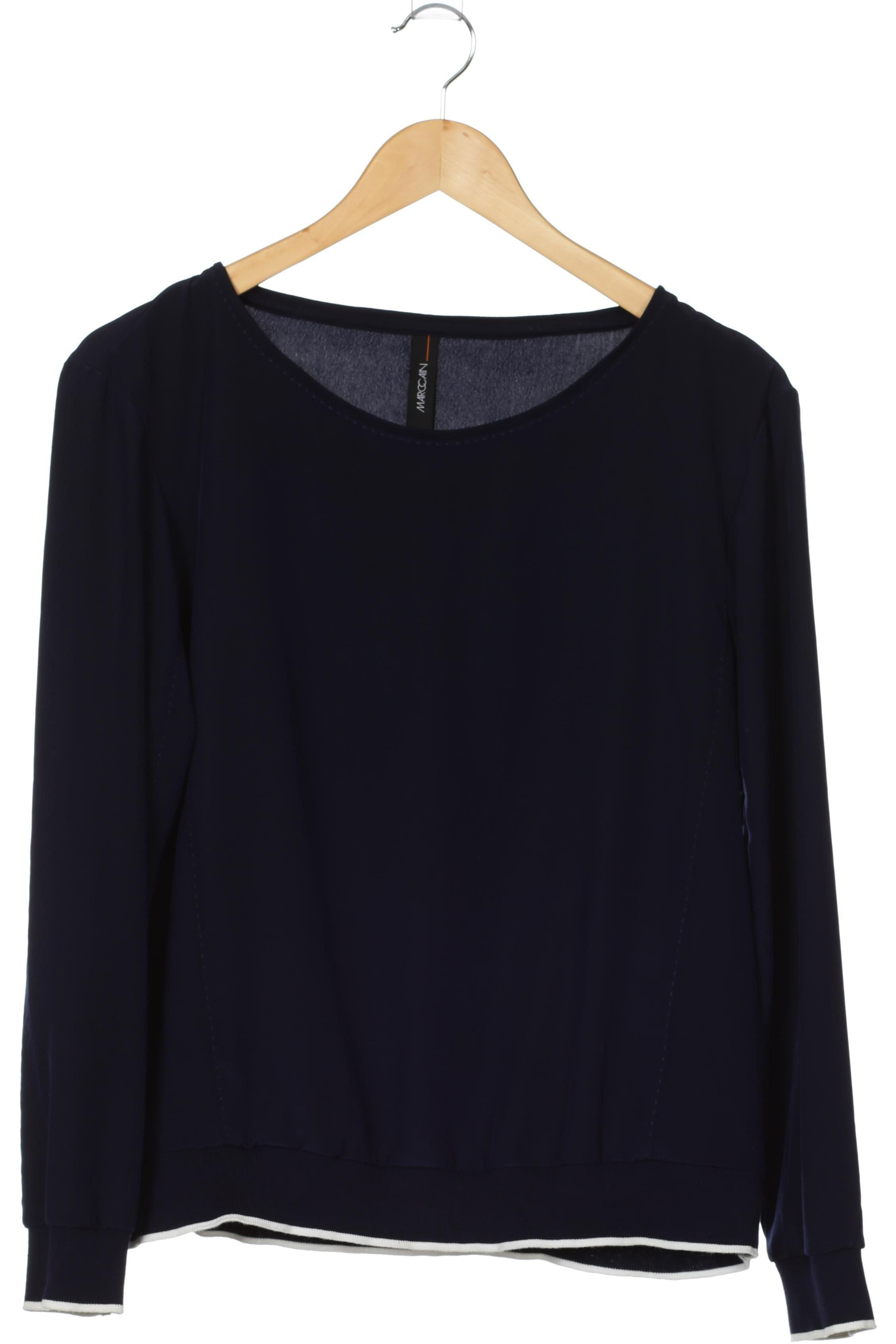 

Marc Cain Damen Langarmshirt, blau, Gr.