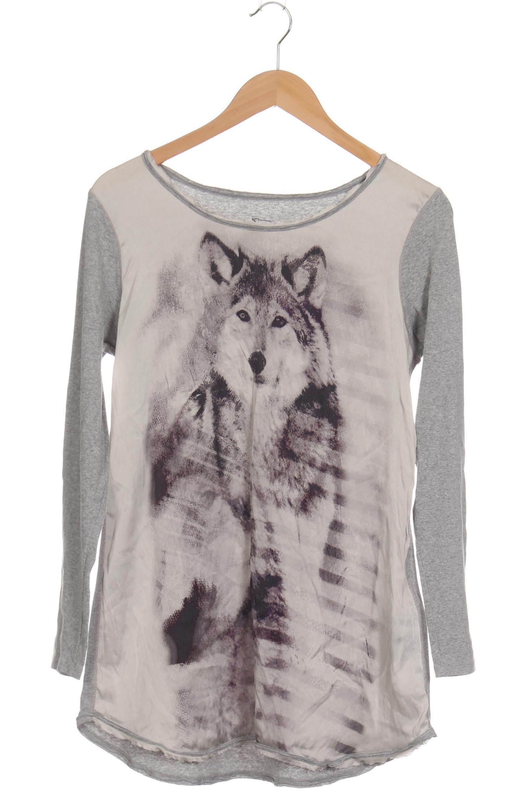 

Marc Cain Damen Langarmshirt, grau, Gr.