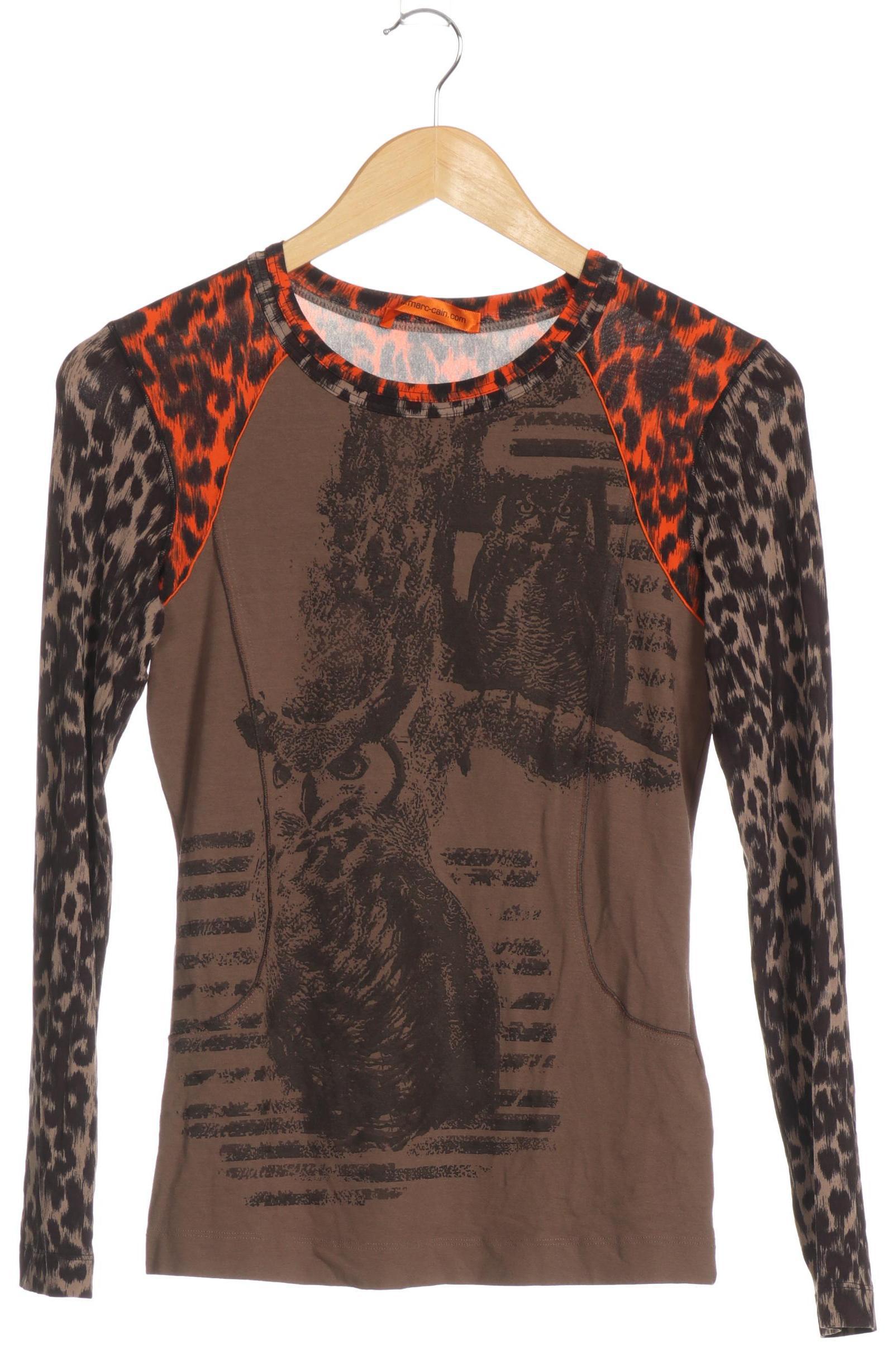

Marc Cain Damen Langarmshirt, braun, Gr.
