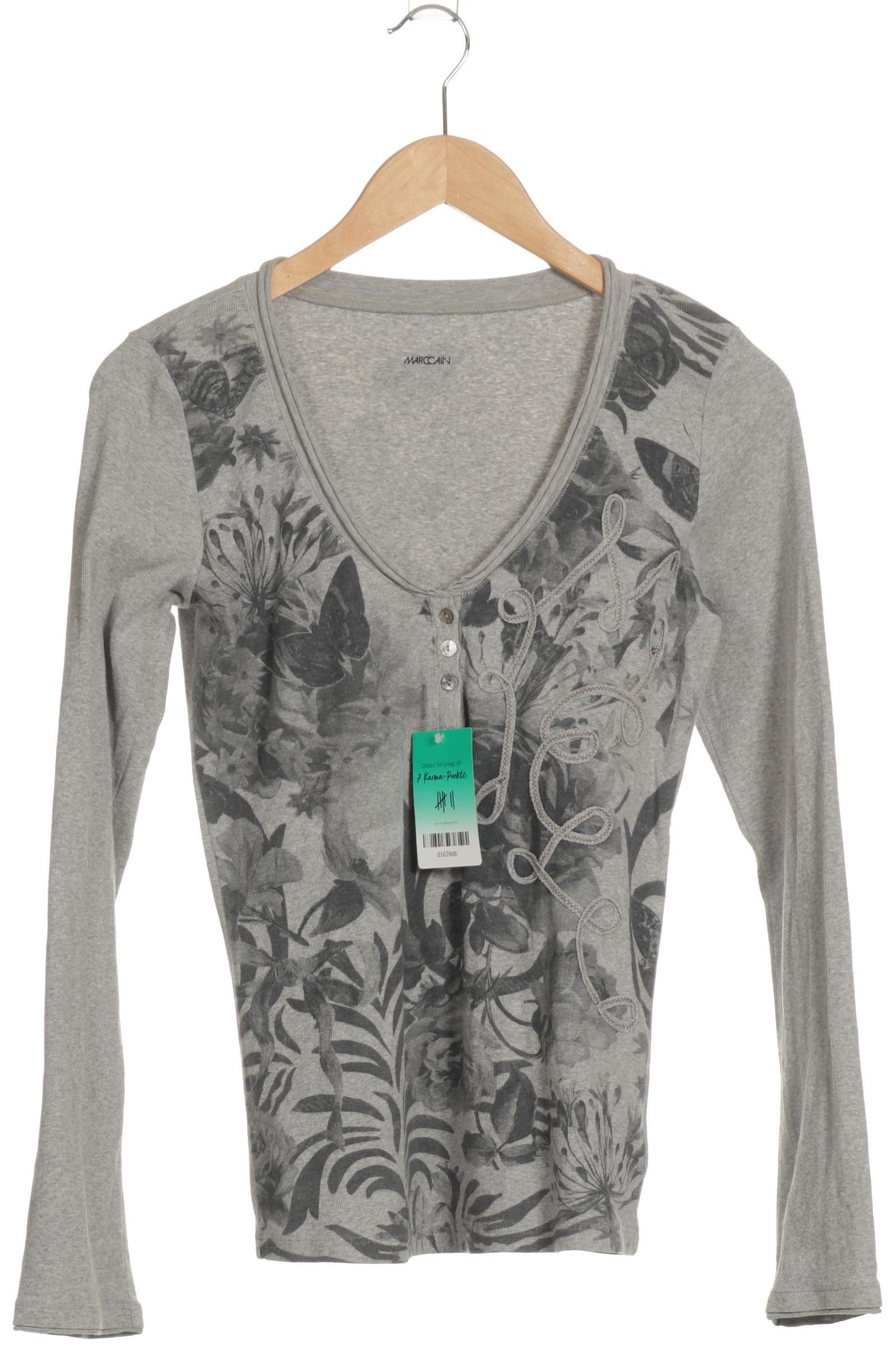 

Marc Cain Damen Langarmshirt, grau, Gr.