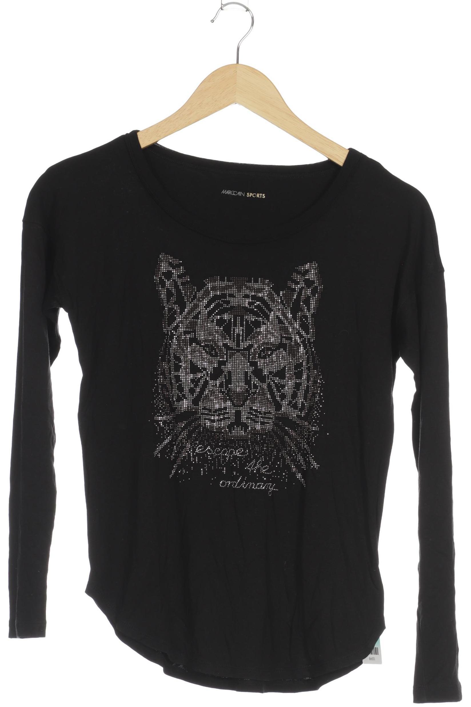 

Marc Cain Damen Langarmshirt, schwarz, Gr.