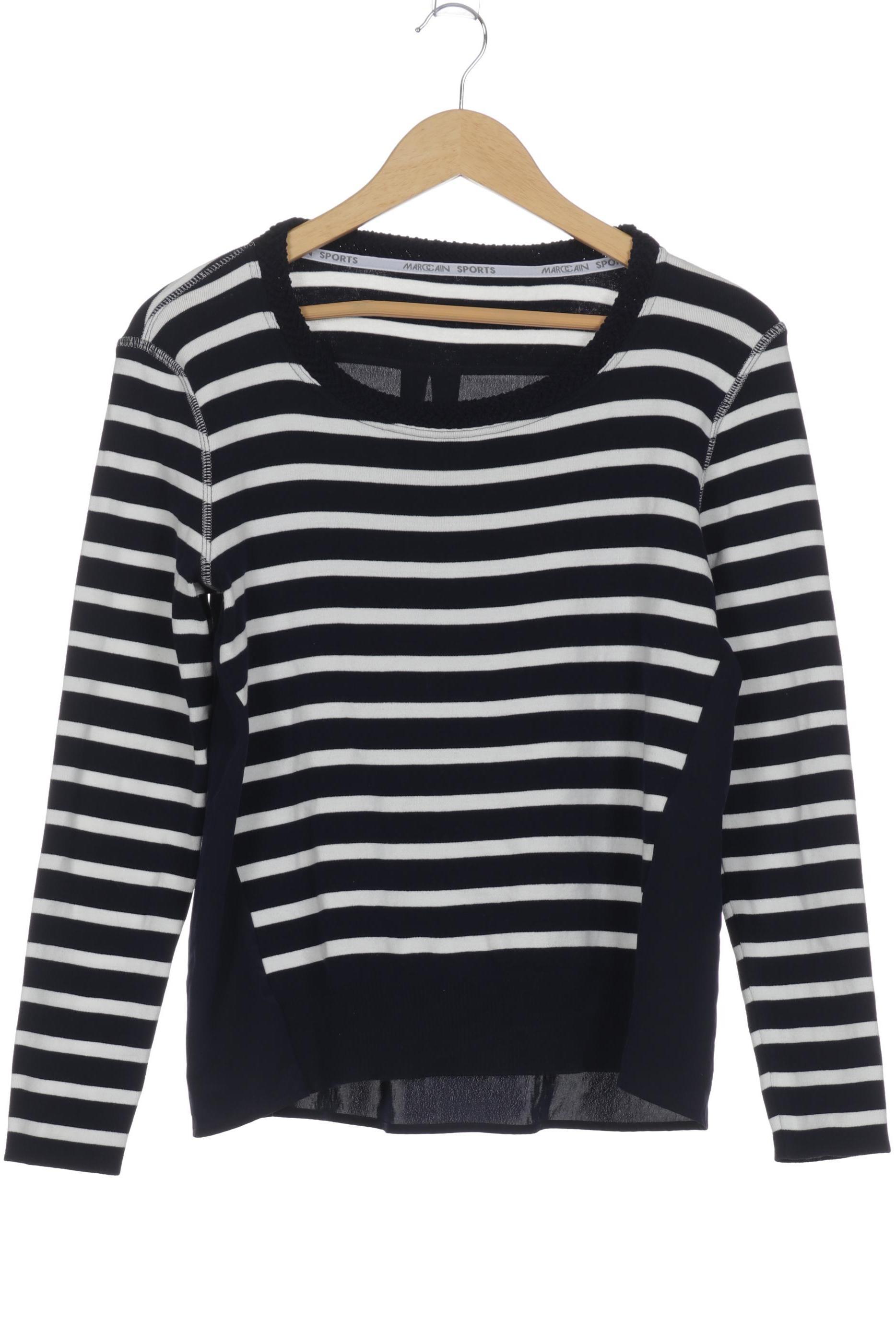 

Marc Cain Damen Langarmshirt, blau, Gr.