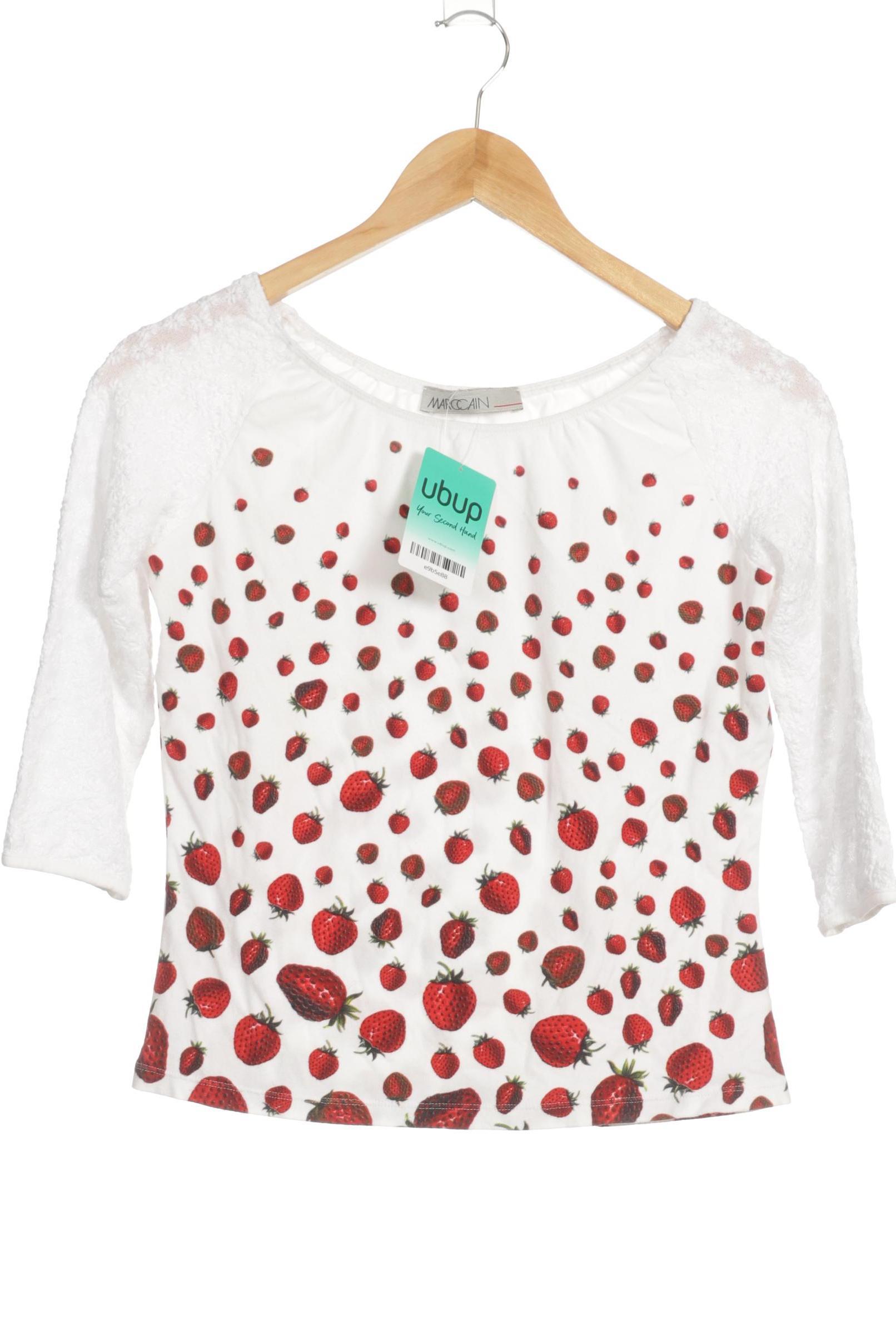 

Marc Cain Damen Langarmshirt, weiß, Gr.