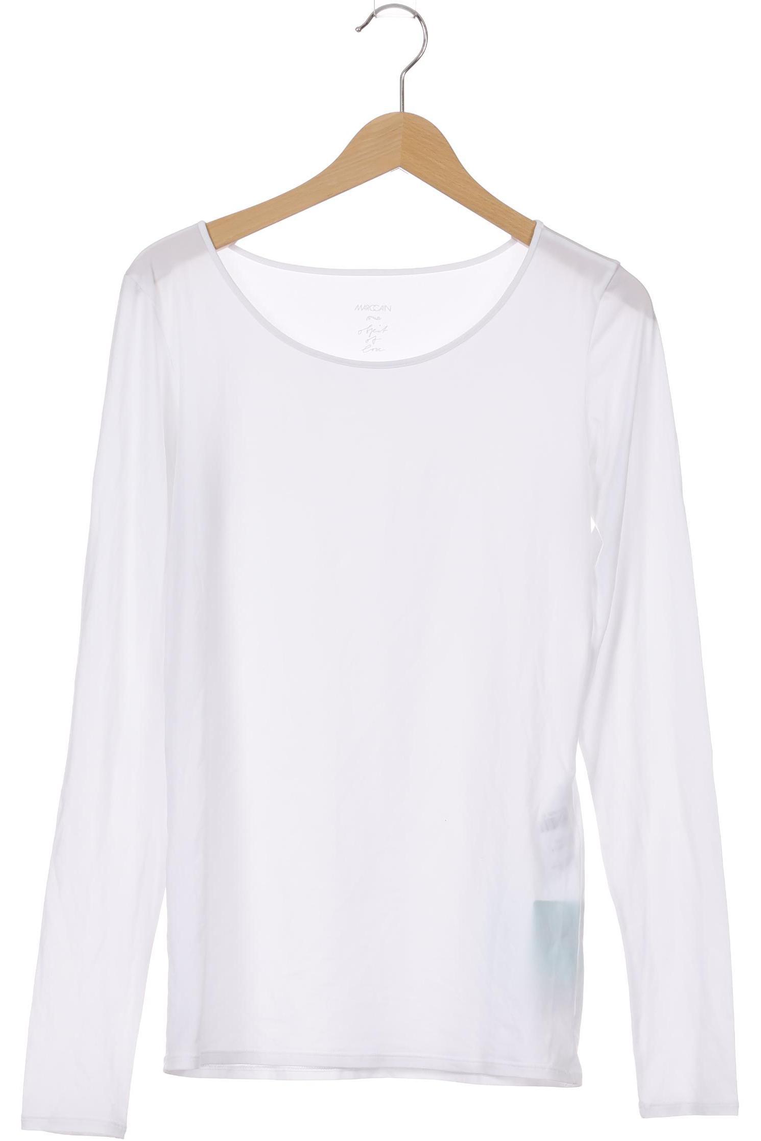 

Marc Cain Damen Langarmshirt, weiß, Gr.