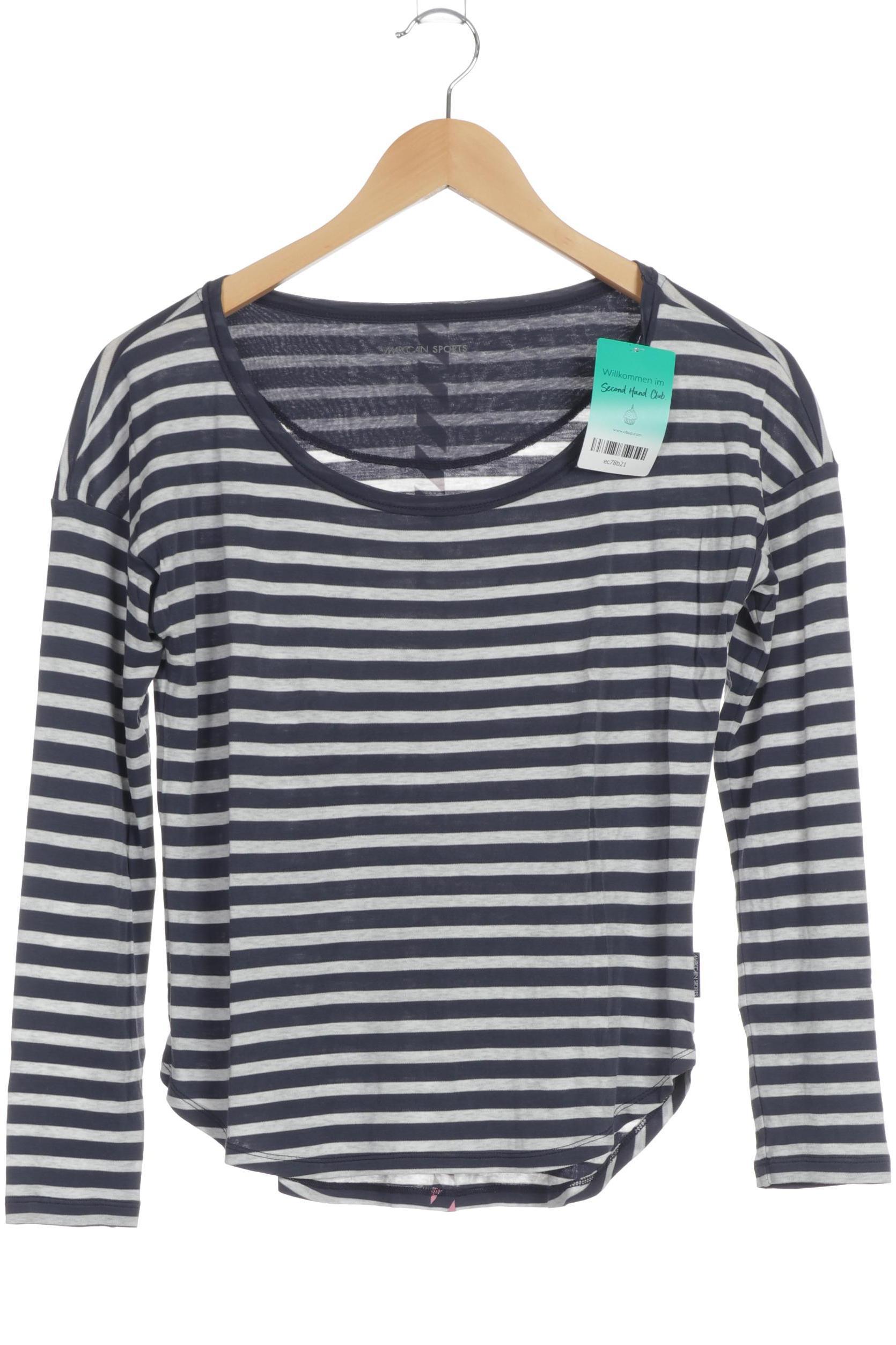 

Marc Cain Damen Langarmshirt, blau, Gr.