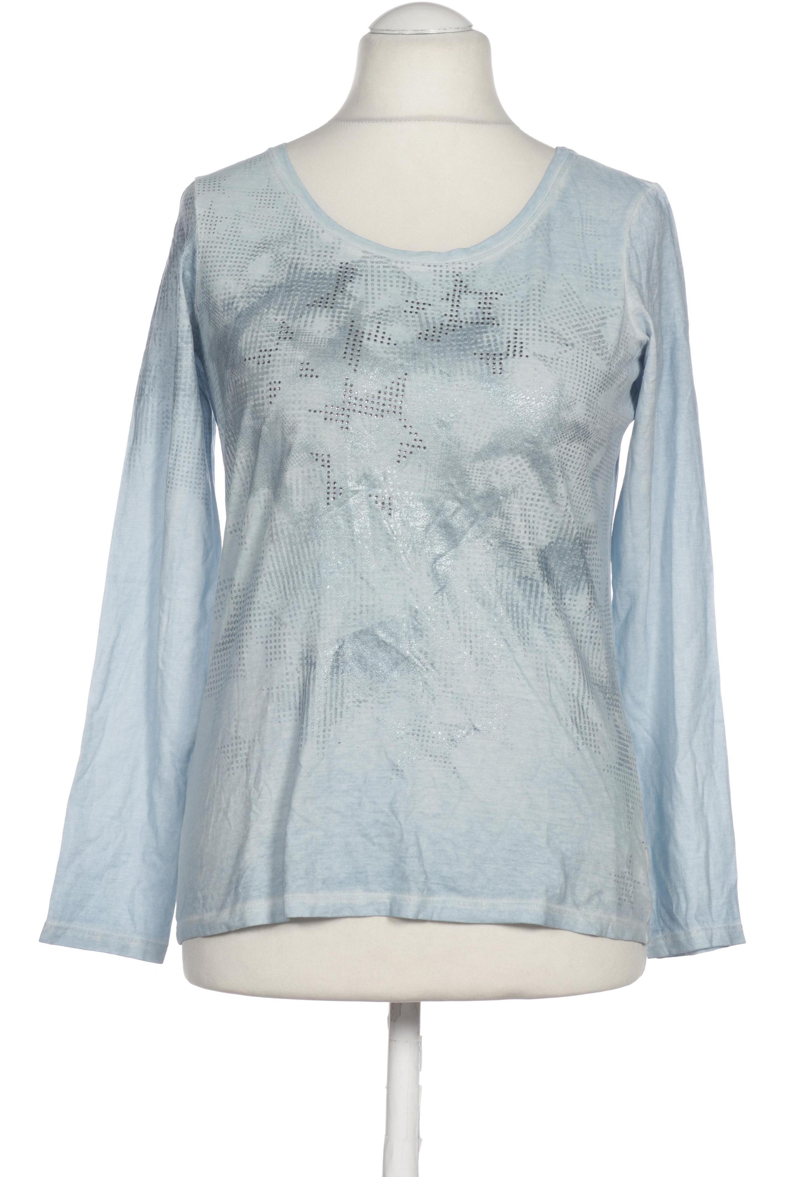 

Marc Cain Damen Langarmshirt, blau, Gr.