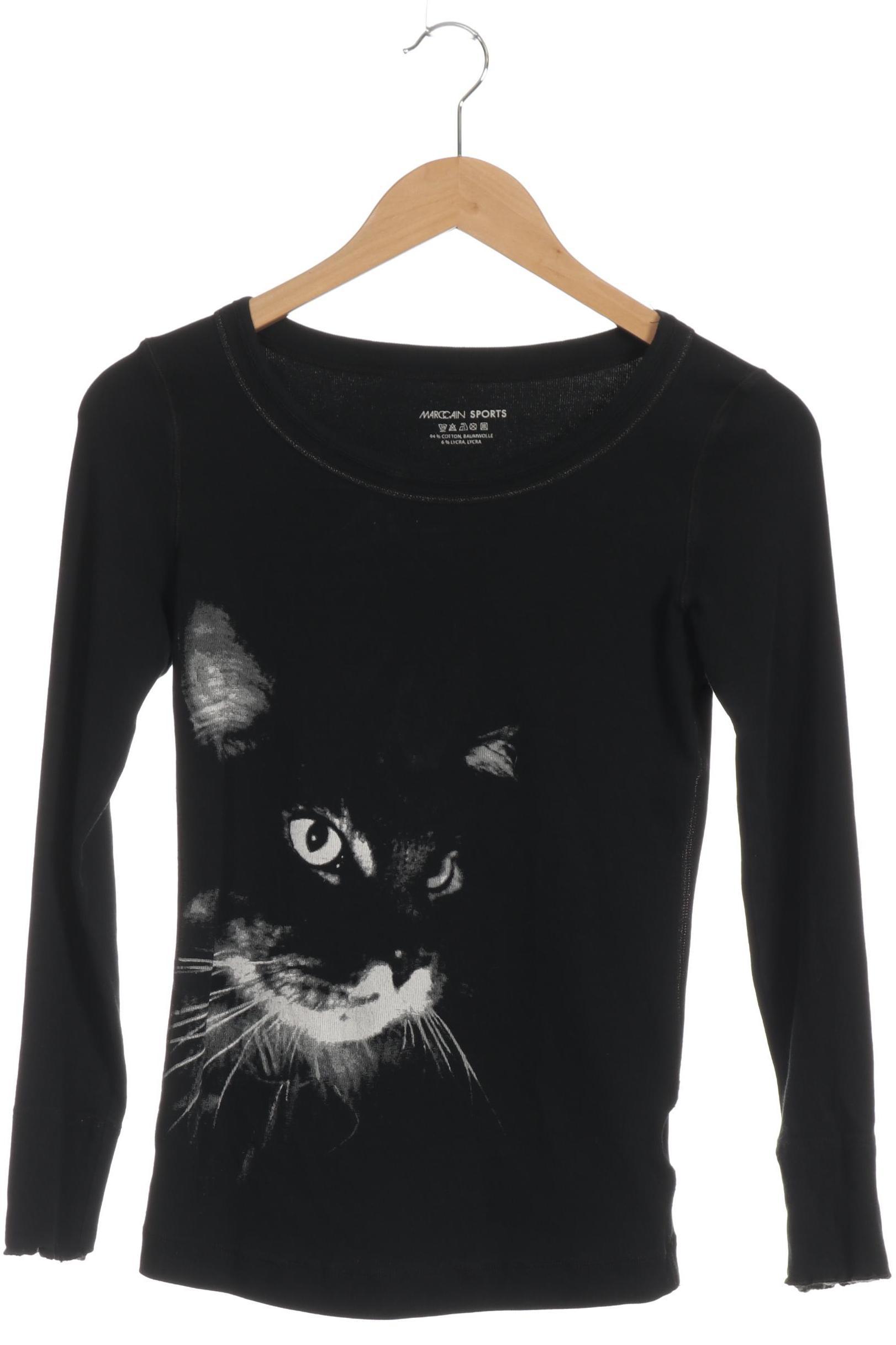 

Marc Cain Damen Langarmshirt, schwarz, Gr.