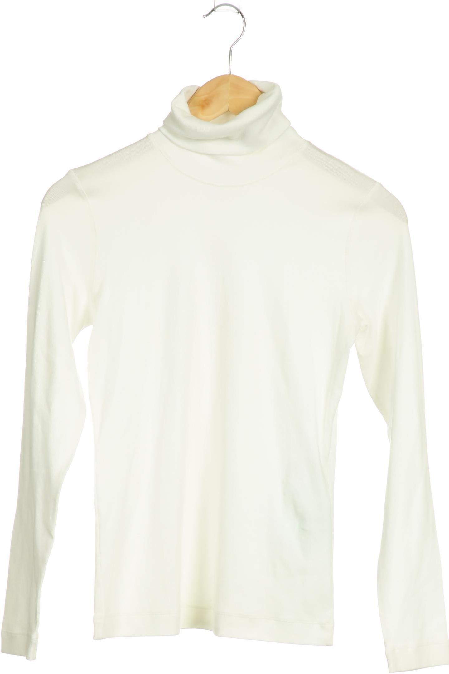 

Marc Cain Damen Langarmshirt, weiß, Gr.