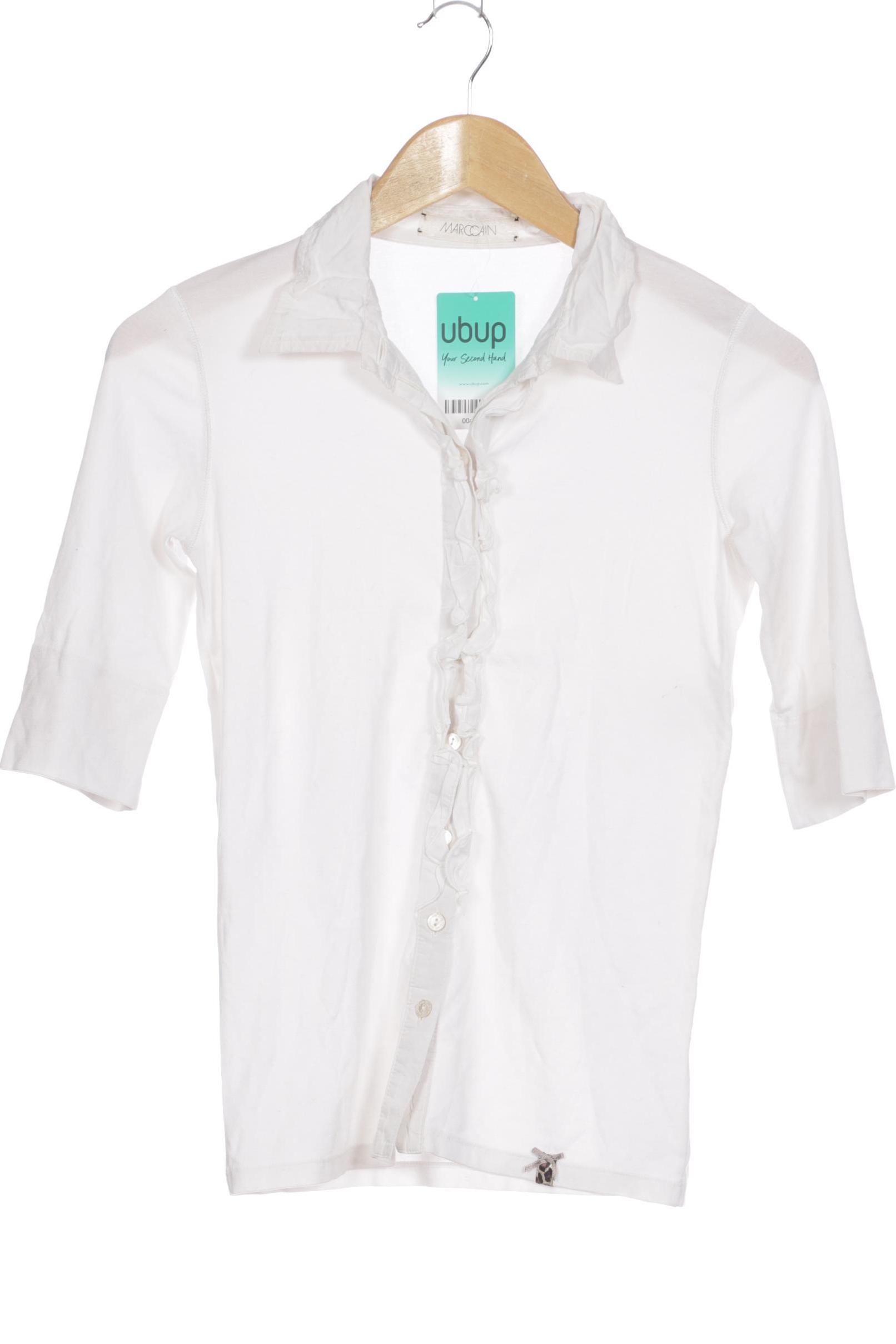 

Marc Cain Damen Bluse, weiß, Gr.