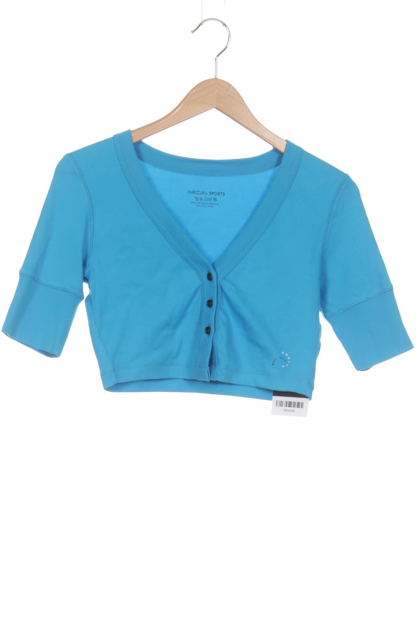 

Marc Cain Damen Strickjacke, blau, Gr.