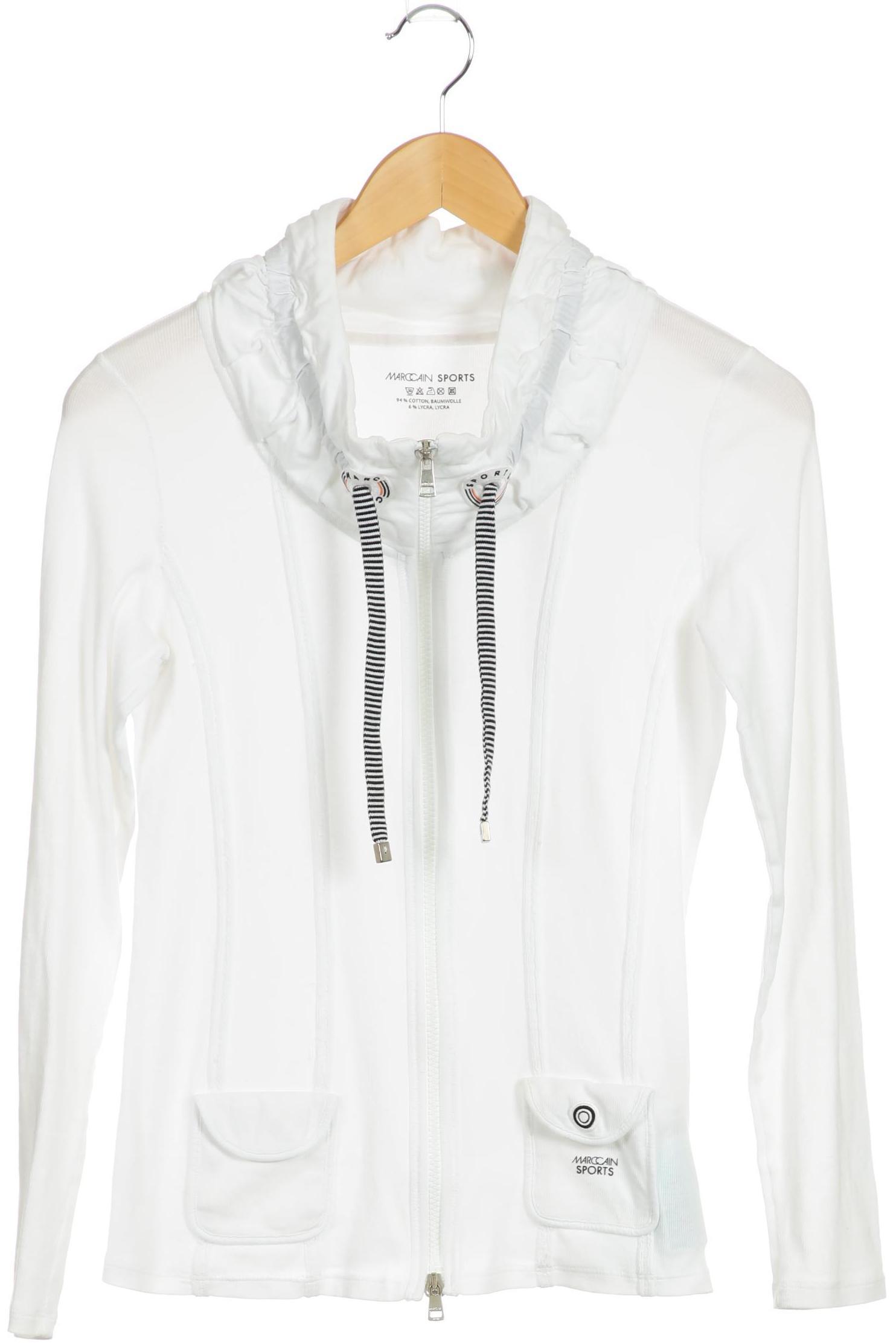 

Marc Cain Damen Strickjacke, weiß, Gr.