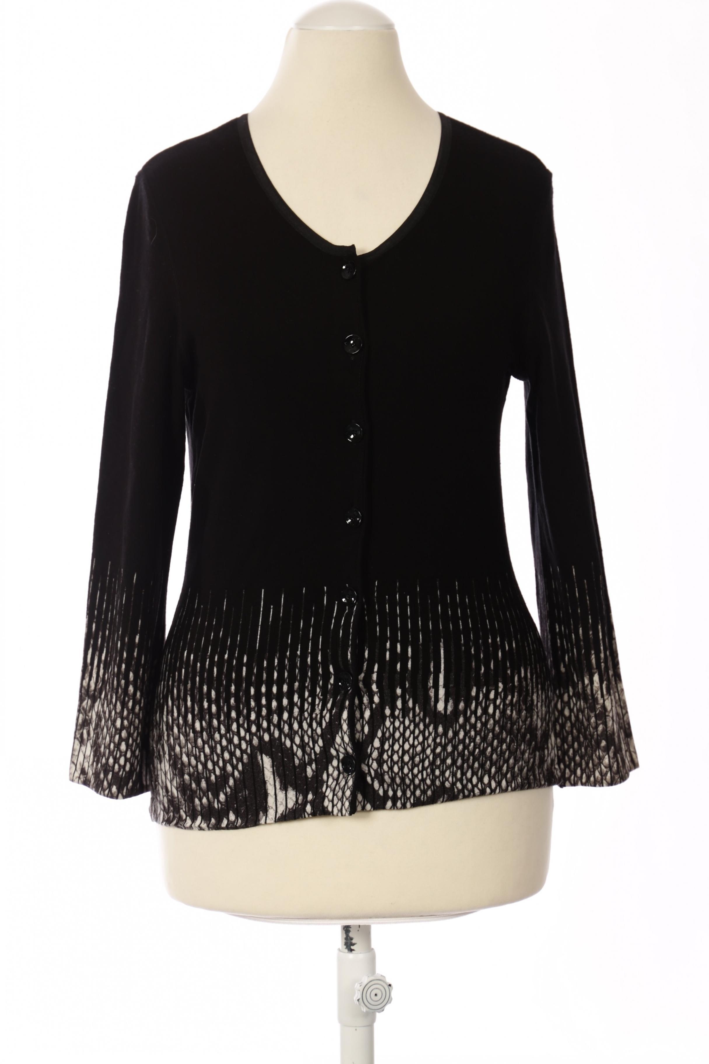 

Marc Cain Damen Strickjacke, schwarz, Gr.