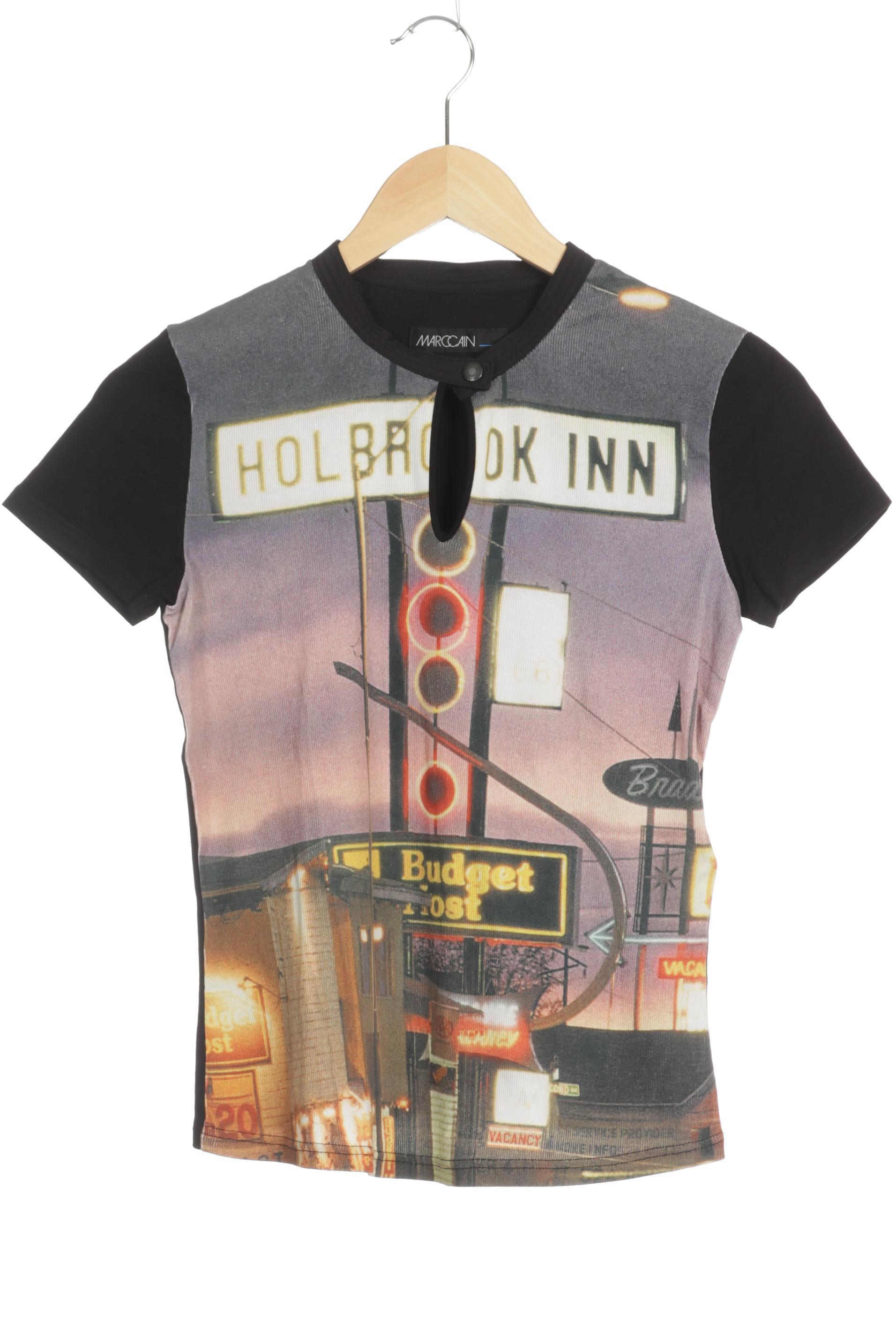 

Marc Cain Damen T-Shirt, schwarz, Gr.