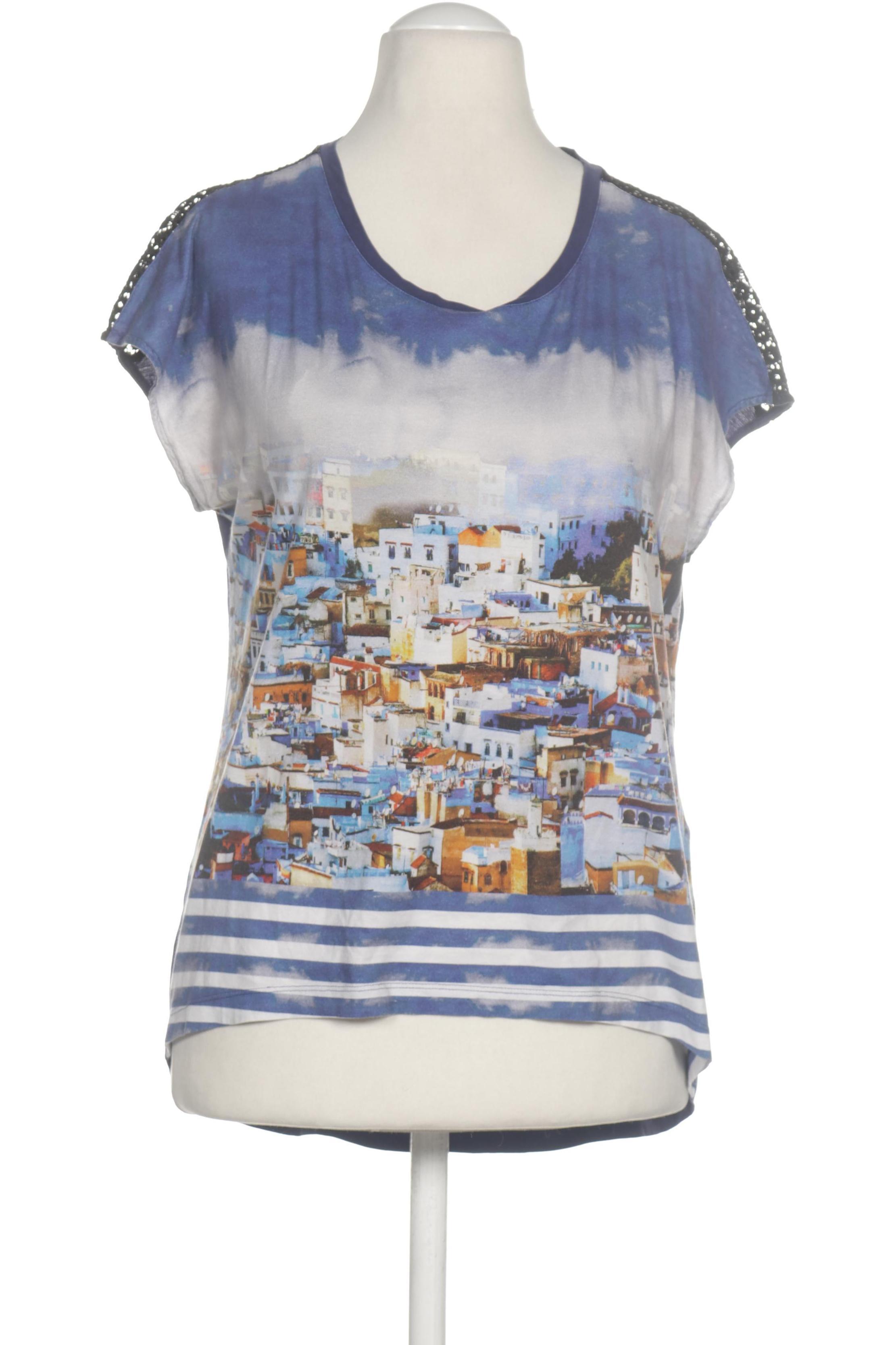 

Marc Cain Damen T-Shirt, blau, Gr.