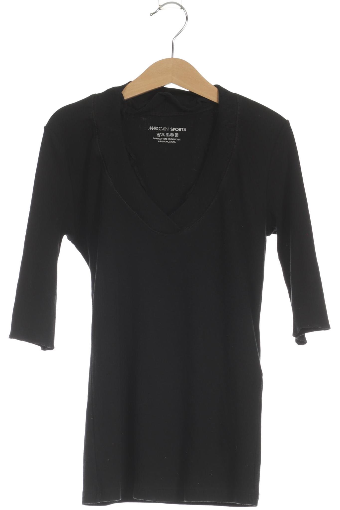 

Marc Cain Damen T-Shirt, schwarz, Gr.