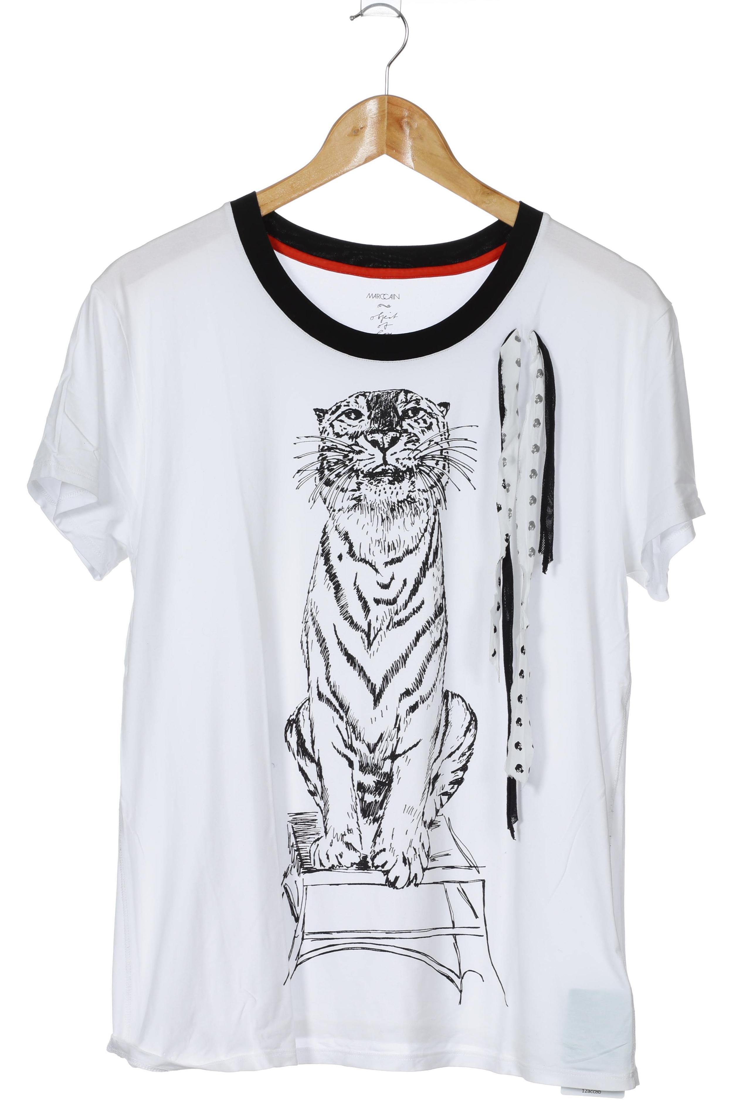 

Marc Cain Damen T-Shirt, weiß, Gr.