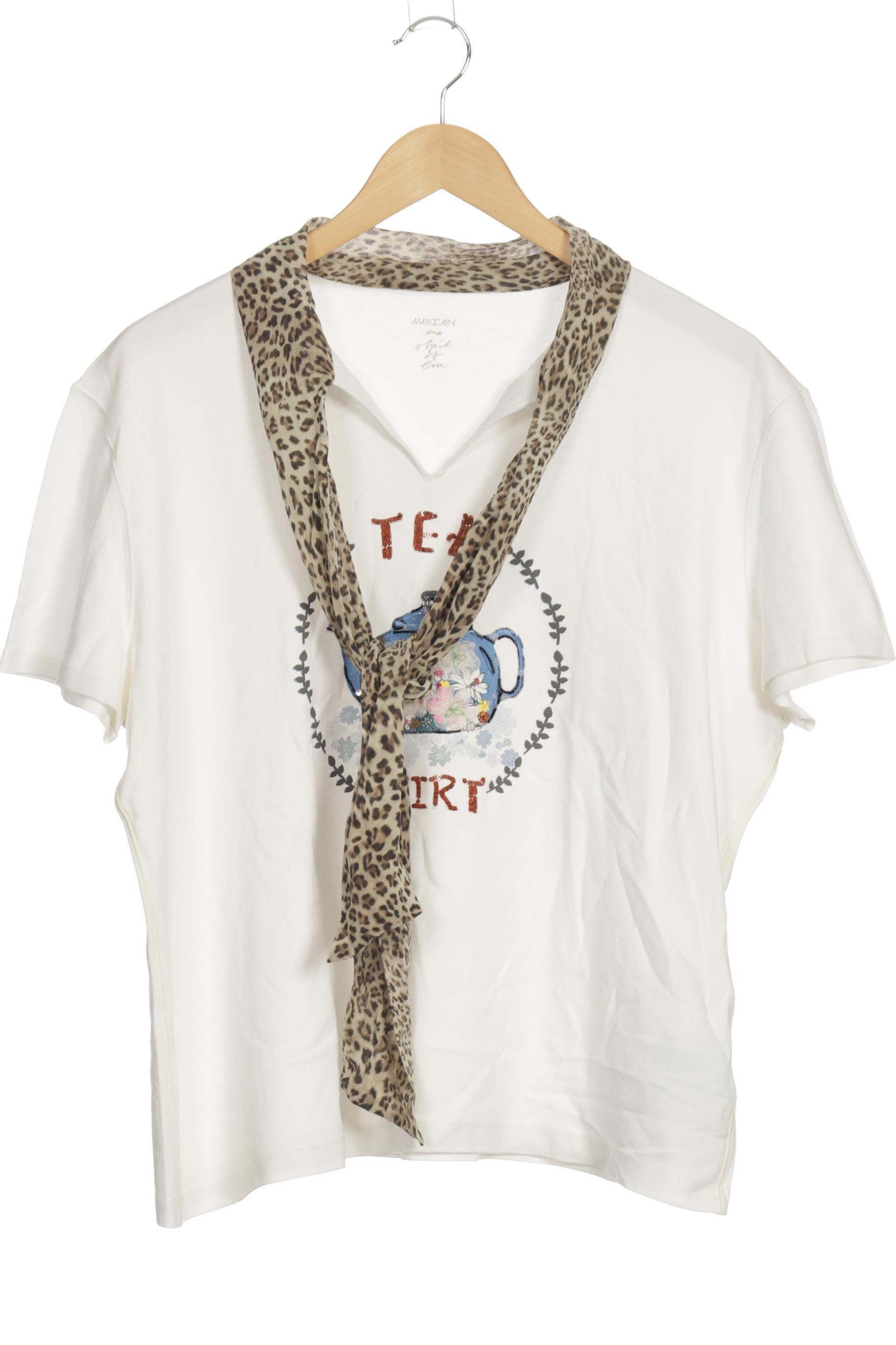 

Marc Cain Damen T-Shirt, weiß, Gr.
