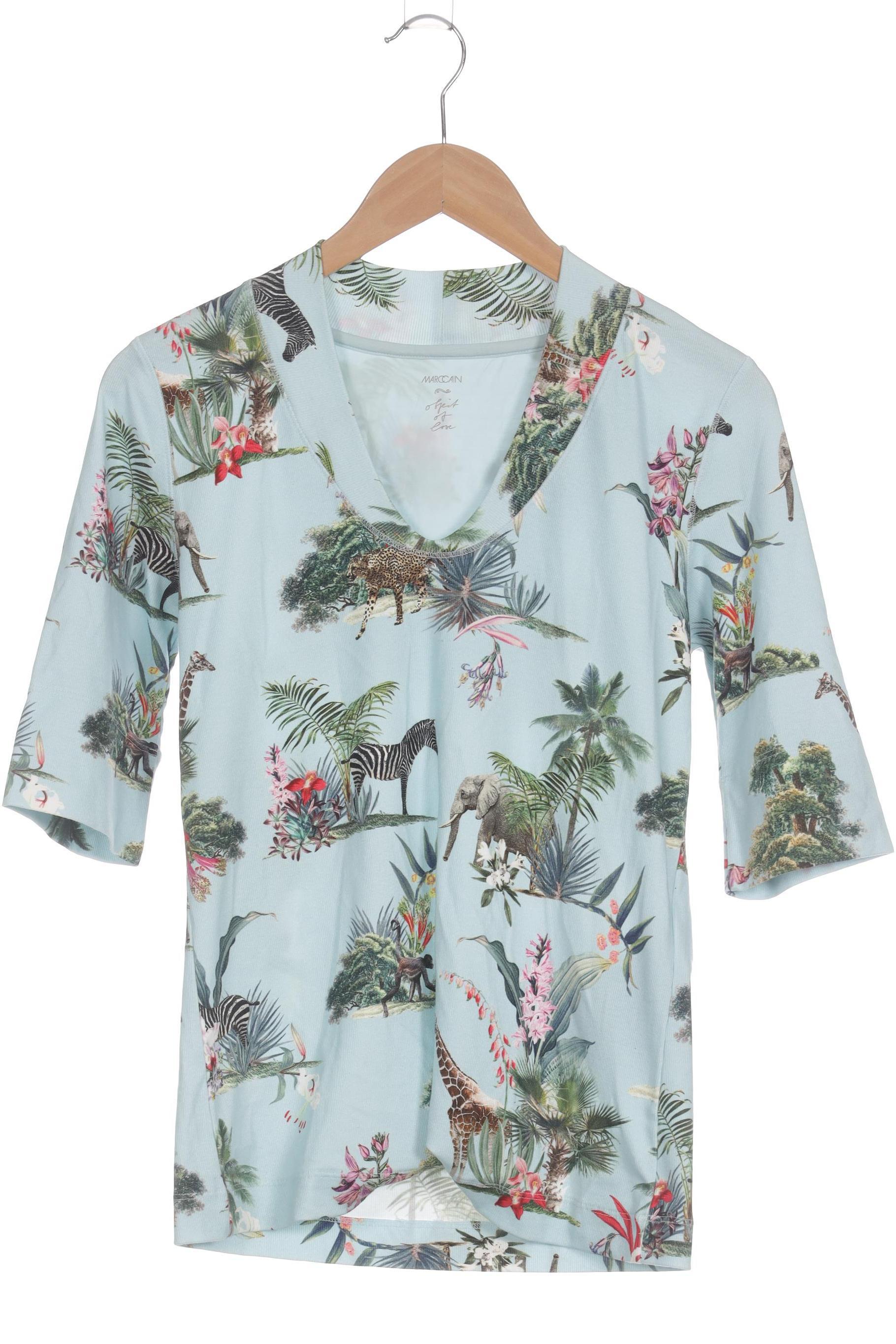 

Marc Cain Damen T-Shirt, blau, Gr.