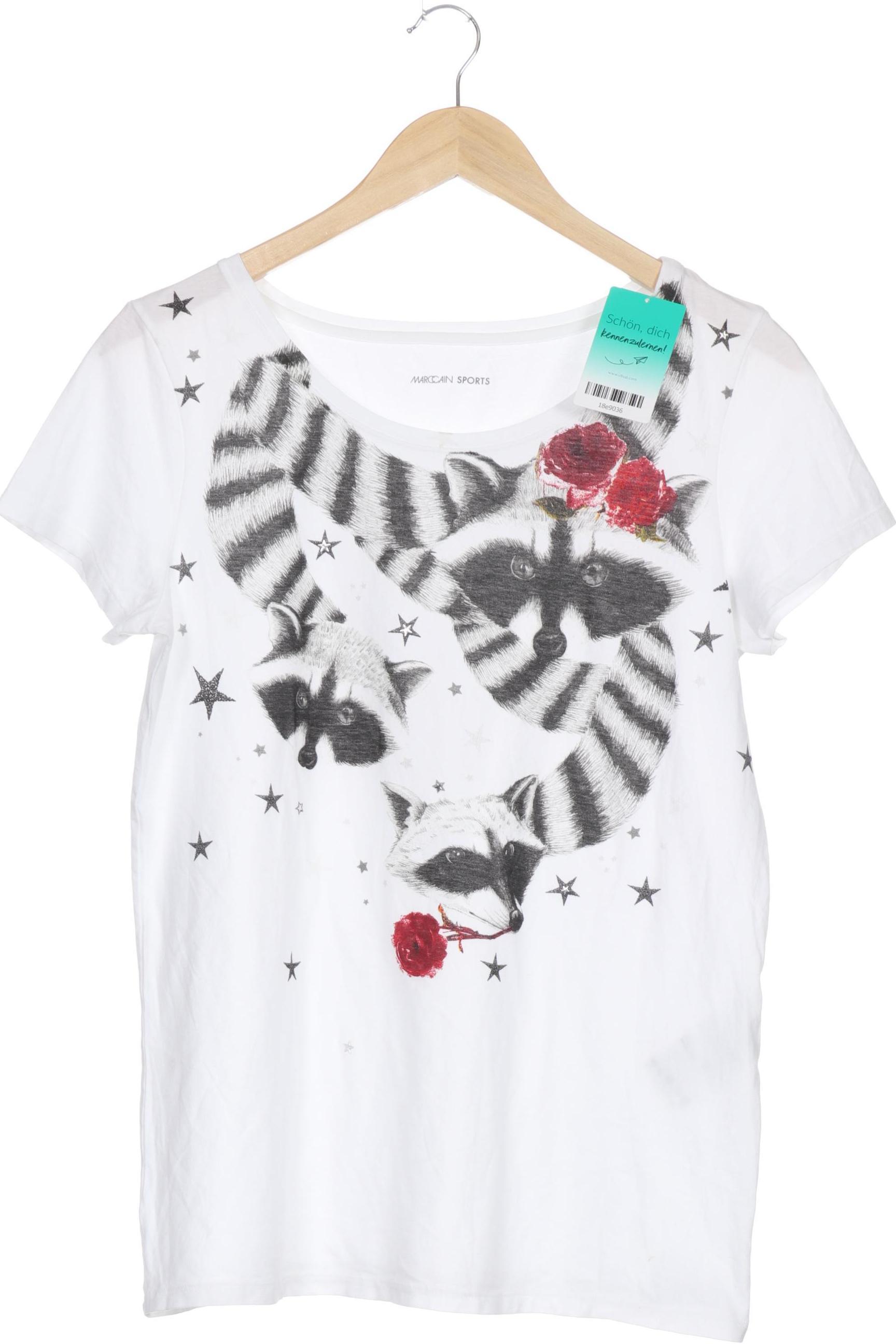 

Marc Cain Damen T-Shirt, weiß, Gr.