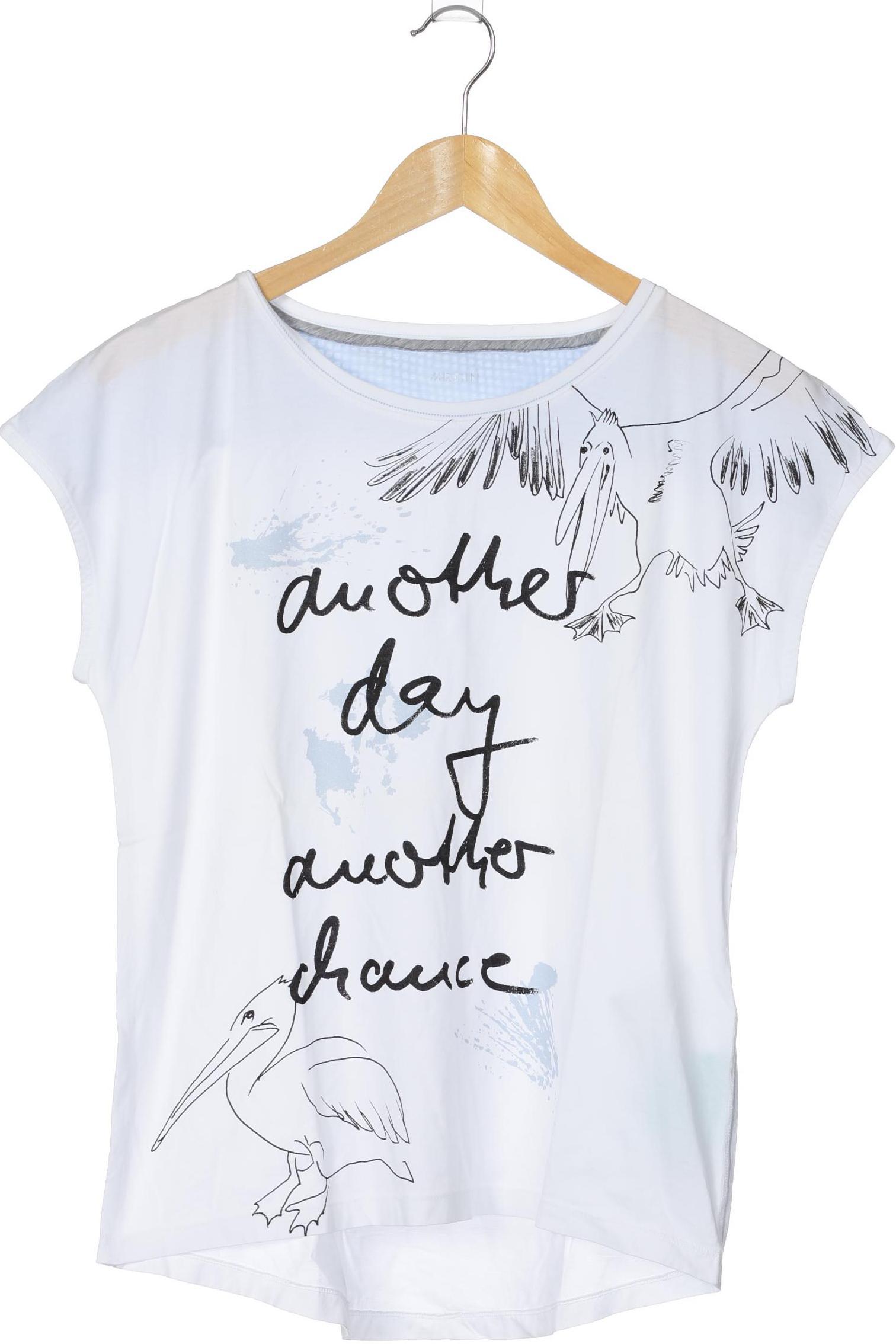 

Marc Cain Damen T-Shirt, weiß, Gr.