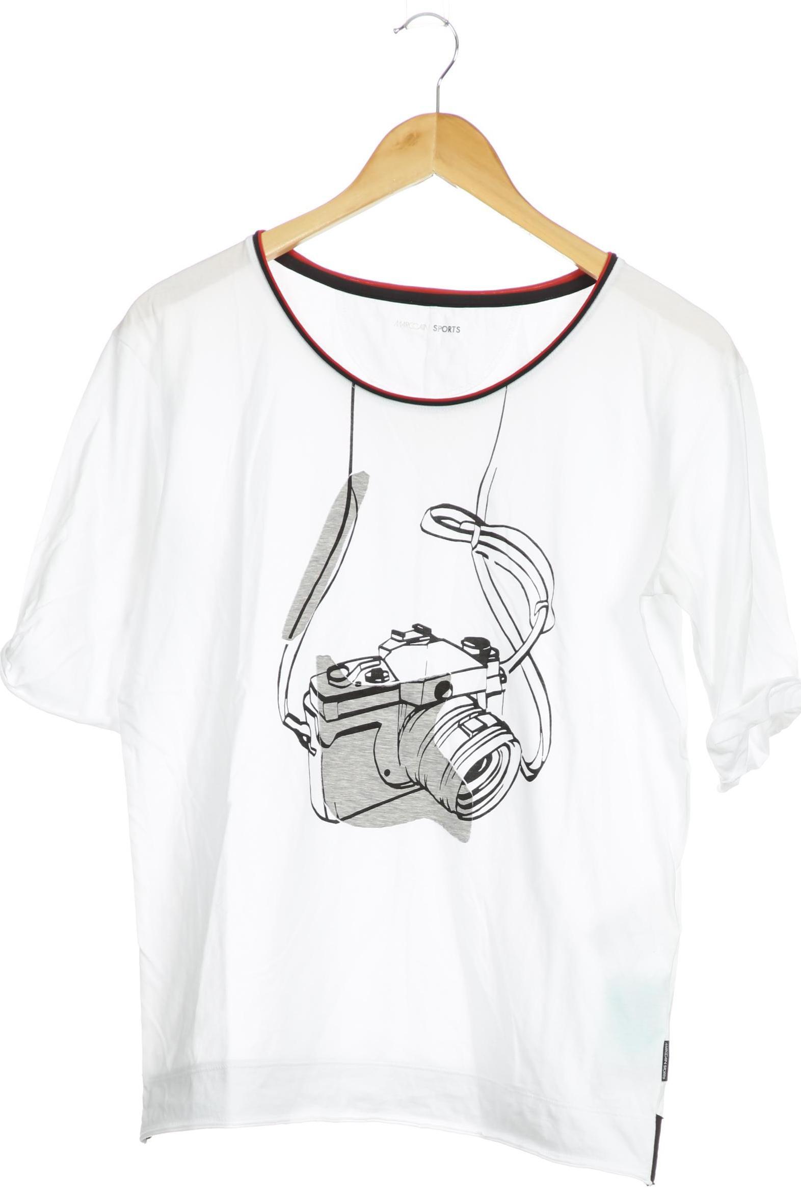 

Marc Cain Damen T-Shirt, weiß, Gr.