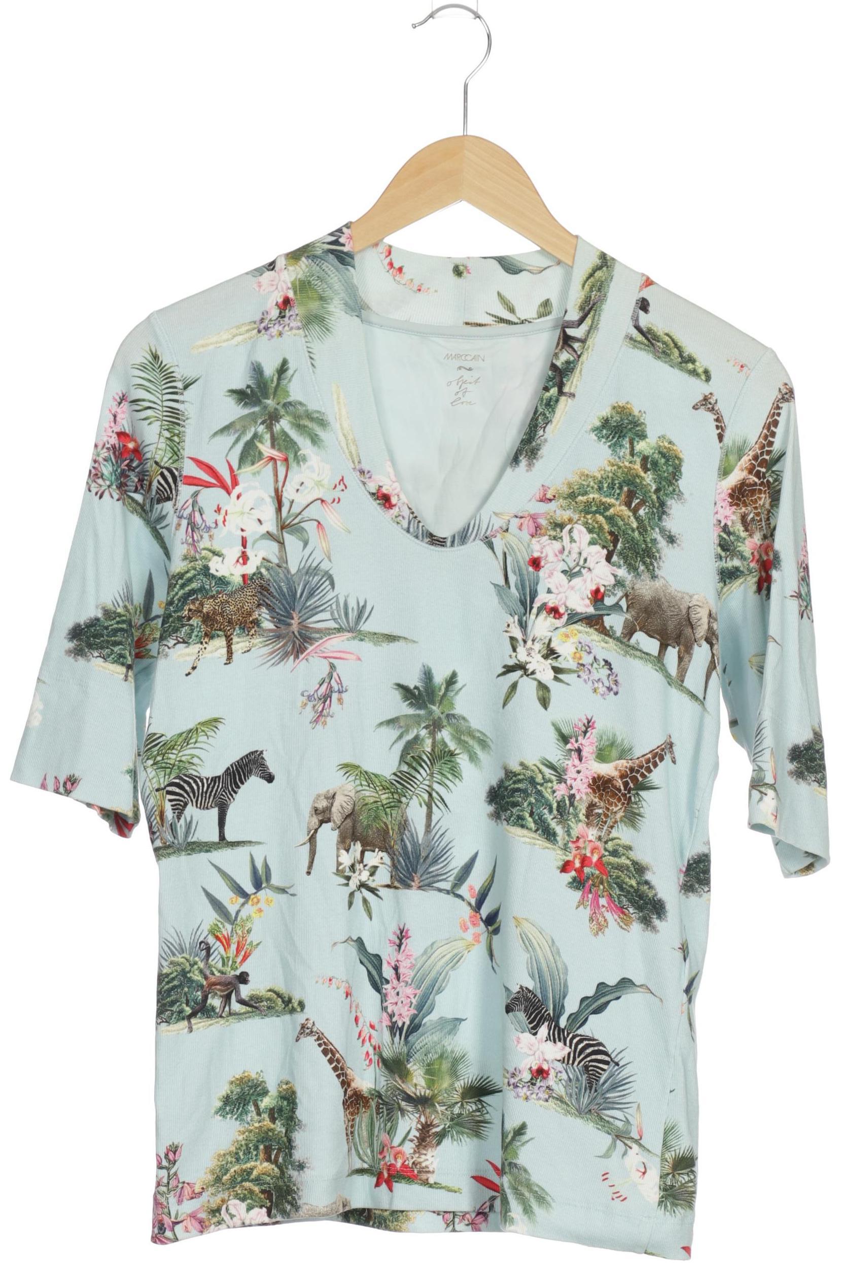 

Marc Cain Damen T-Shirt, blau, Gr.