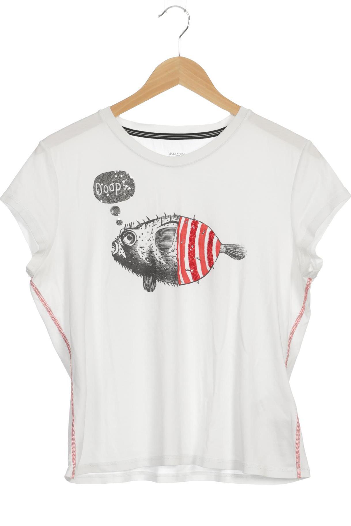 

Marc Cain Damen T-Shirt, weiß, Gr.
