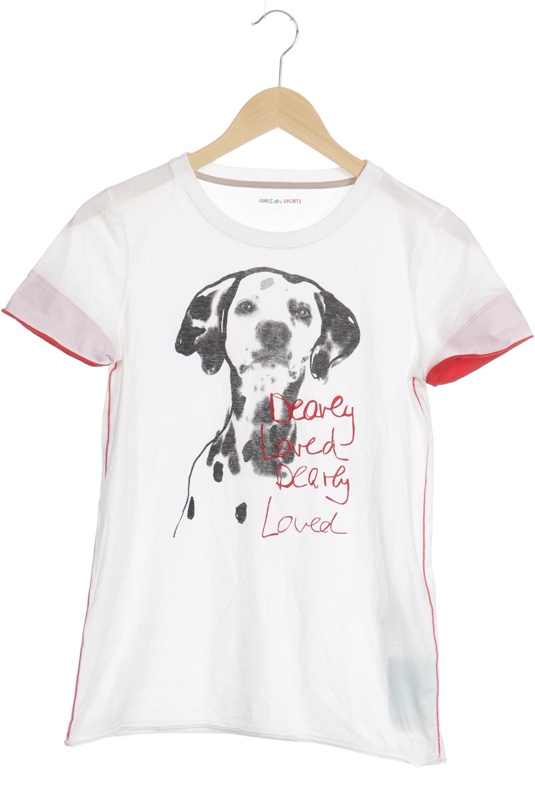 

Marc Cain Damen T-Shirt, weiß, Gr.