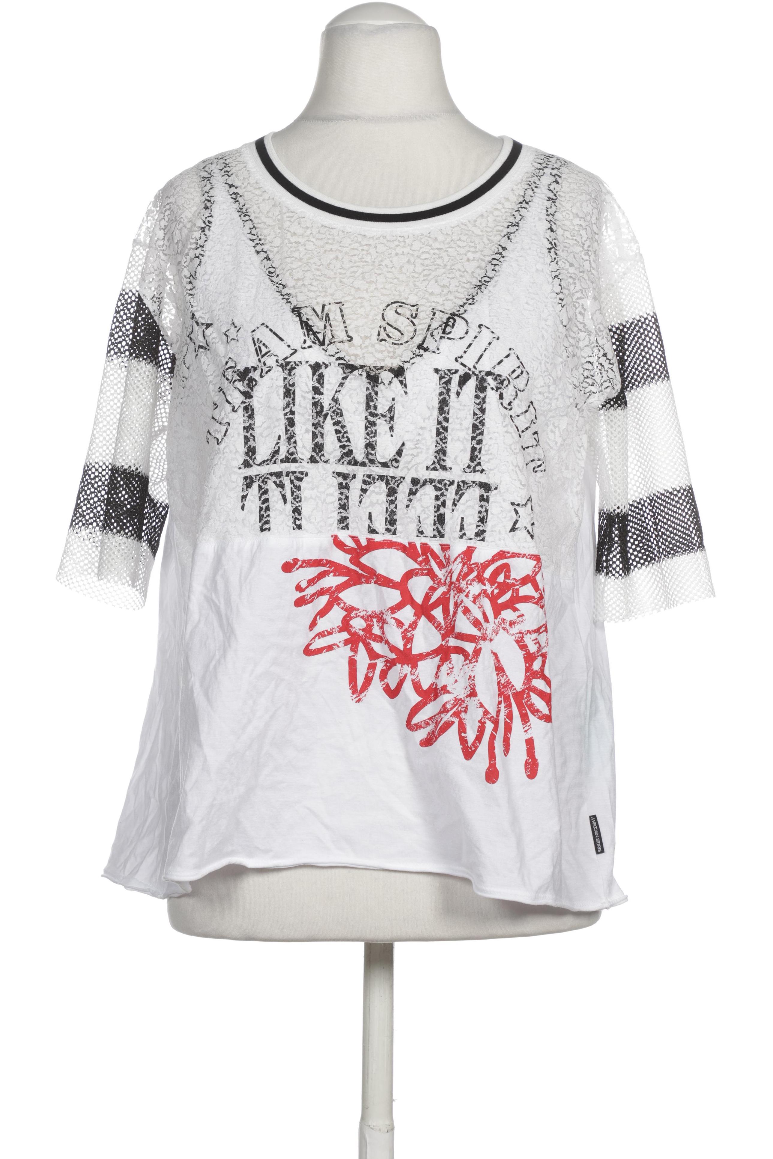 

Marc Cain Damen T-Shirt, weiß, Gr.