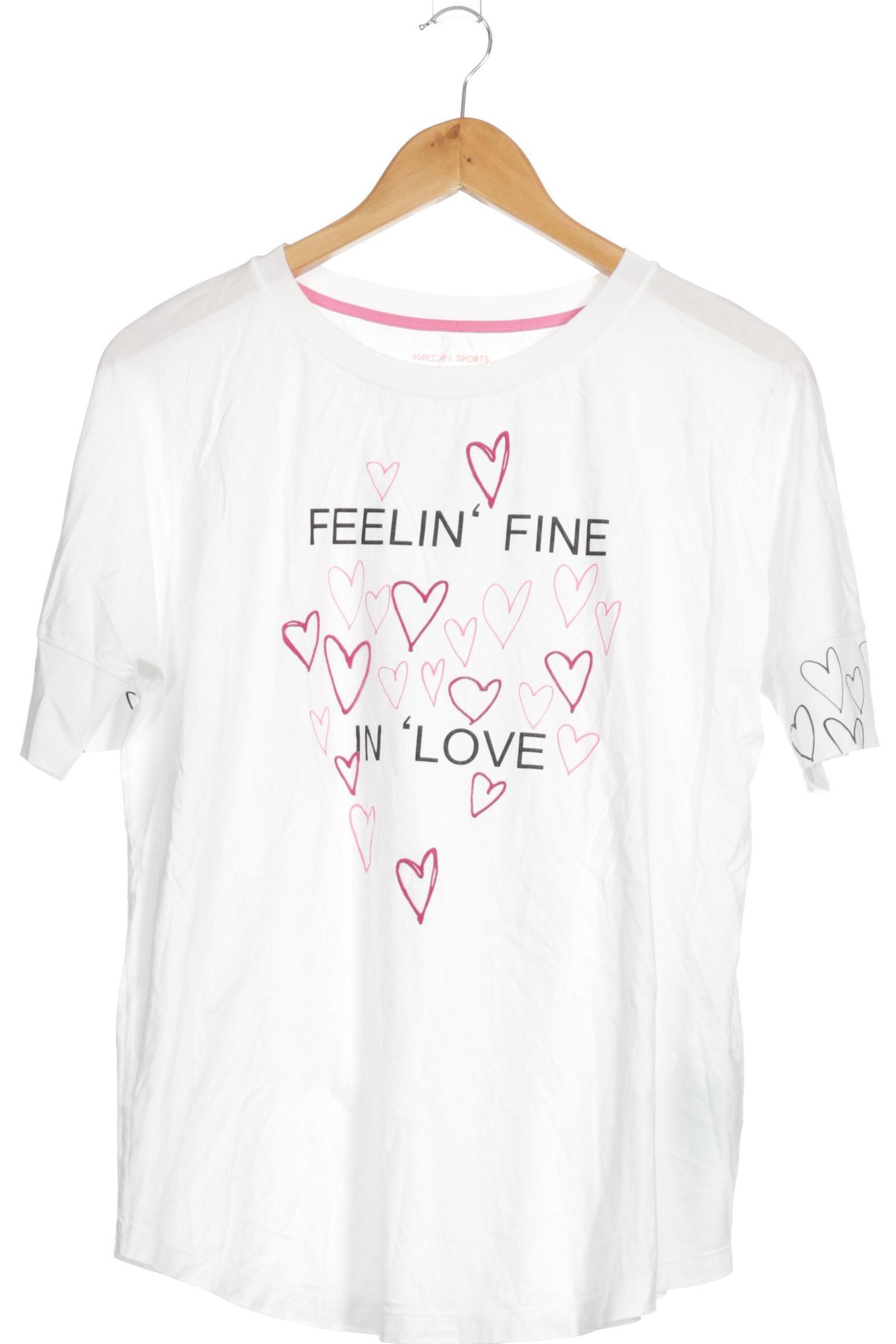 

Marc Cain Damen T-Shirt, weiß, Gr.