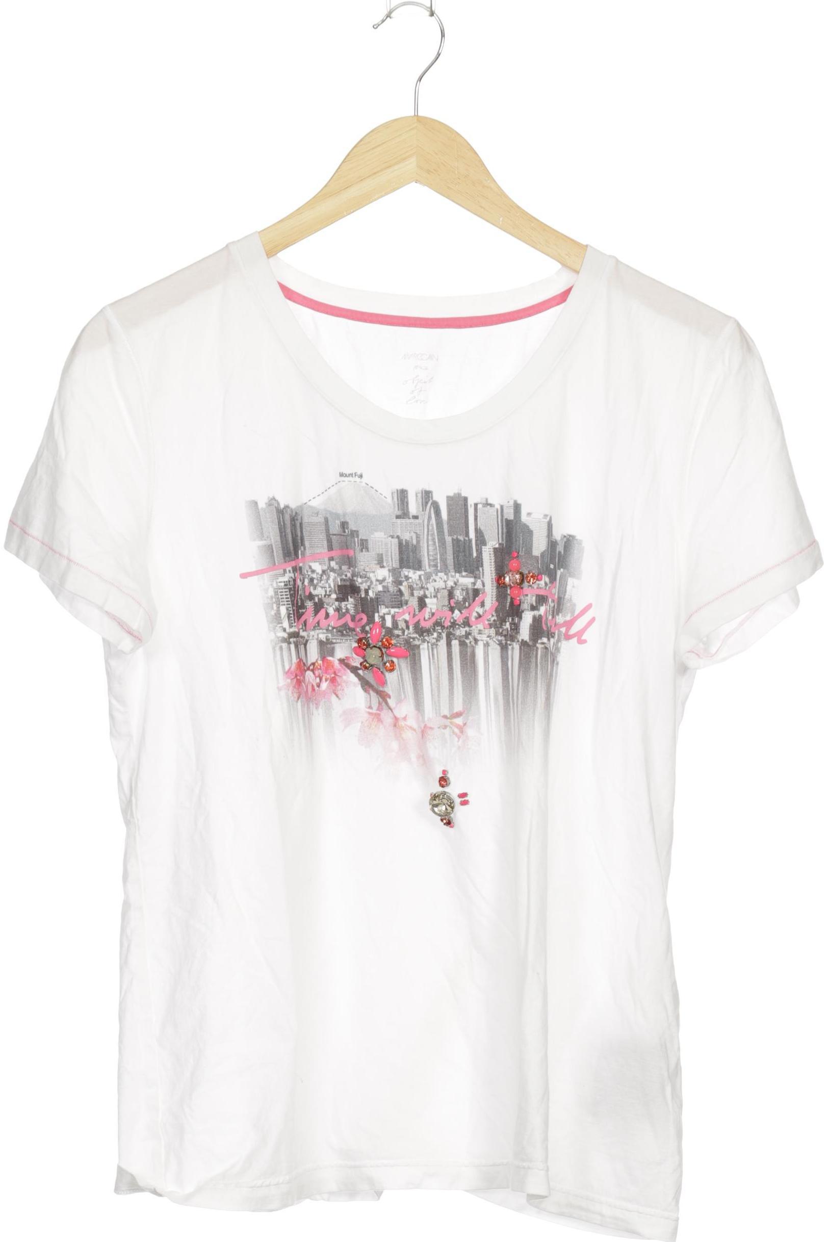 

Marc Cain Damen T-Shirt, weiß, Gr.