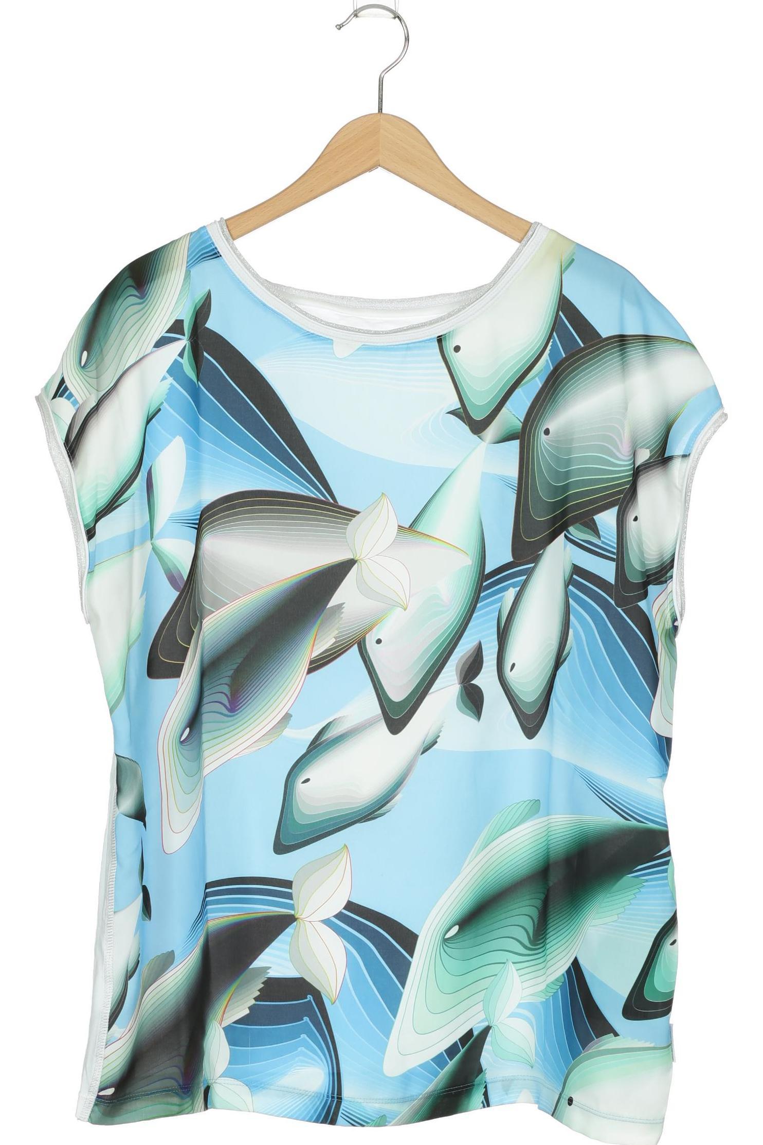 

Marc Cain Damen T-Shirt, blau, Gr.