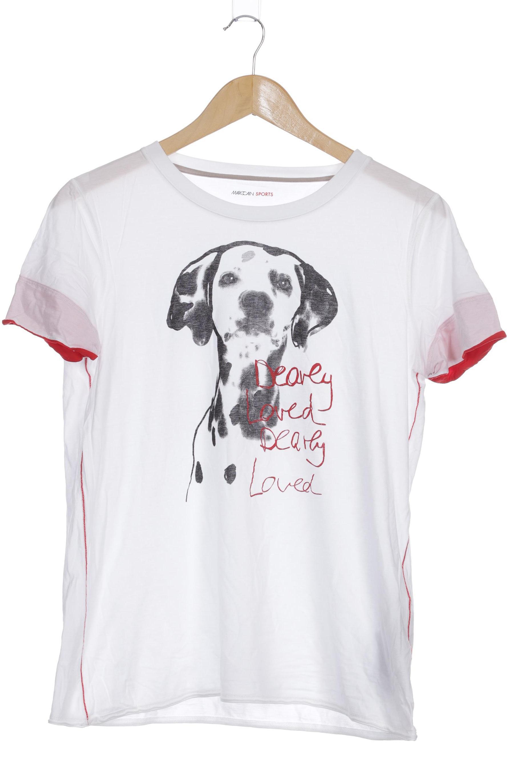 

Marc Cain Damen T-Shirt, weiß, Gr.