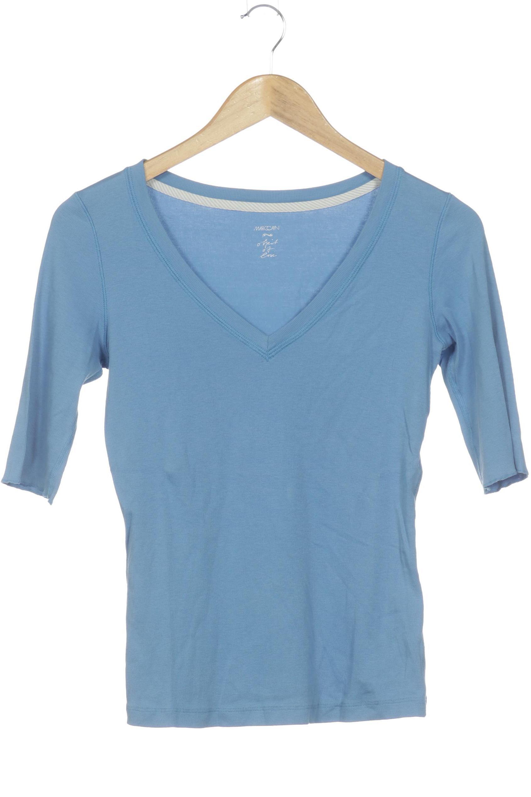 

Marc Cain Damen T-Shirt, blau, Gr.