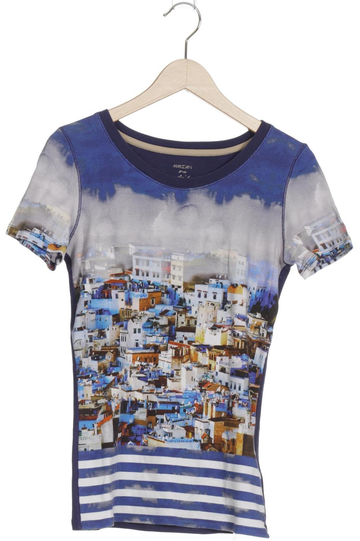 

Marc Cain Damen T-Shirt, blau, Gr.