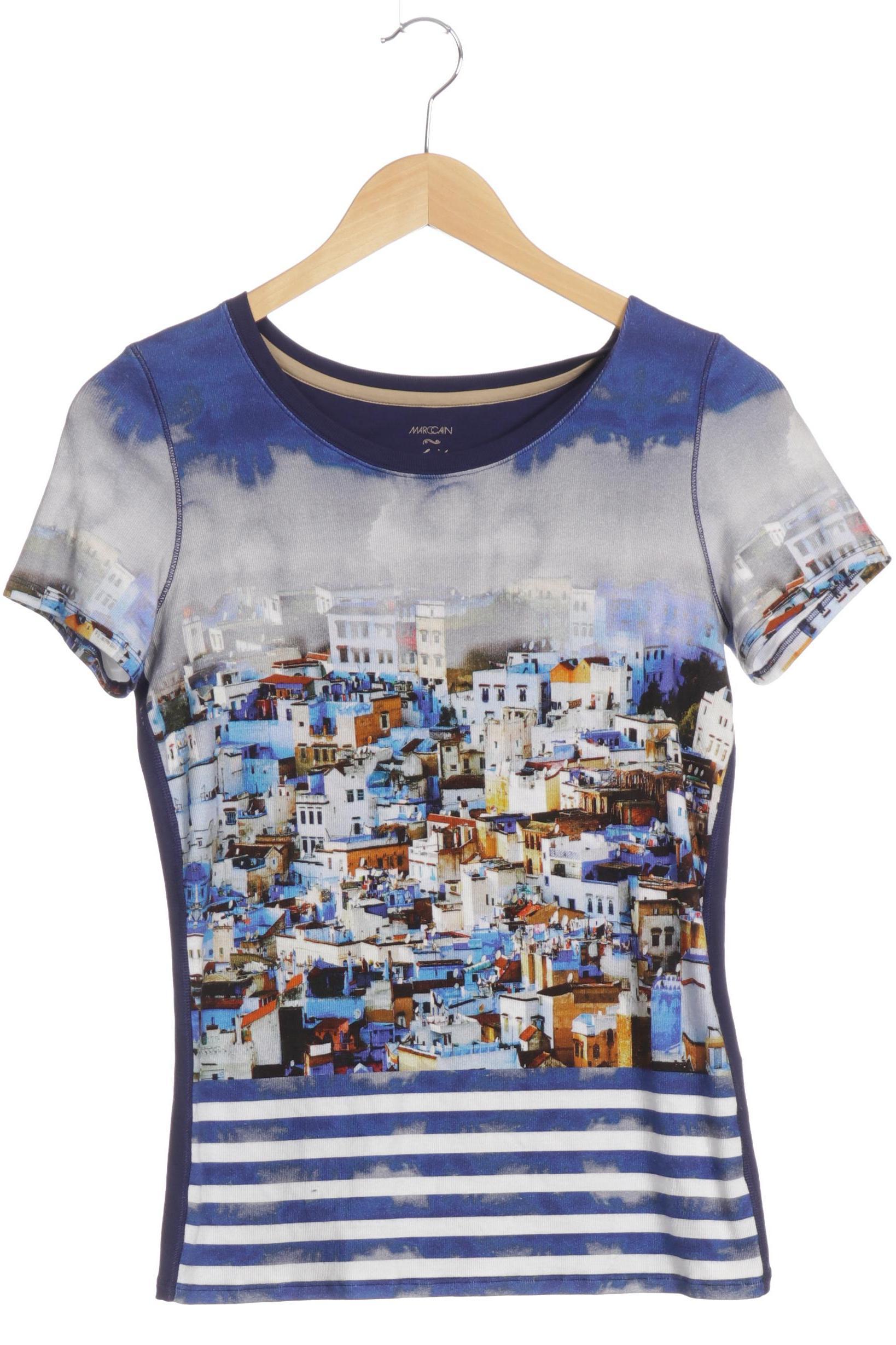 

Marc Cain Damen T-Shirt, blau, Gr.