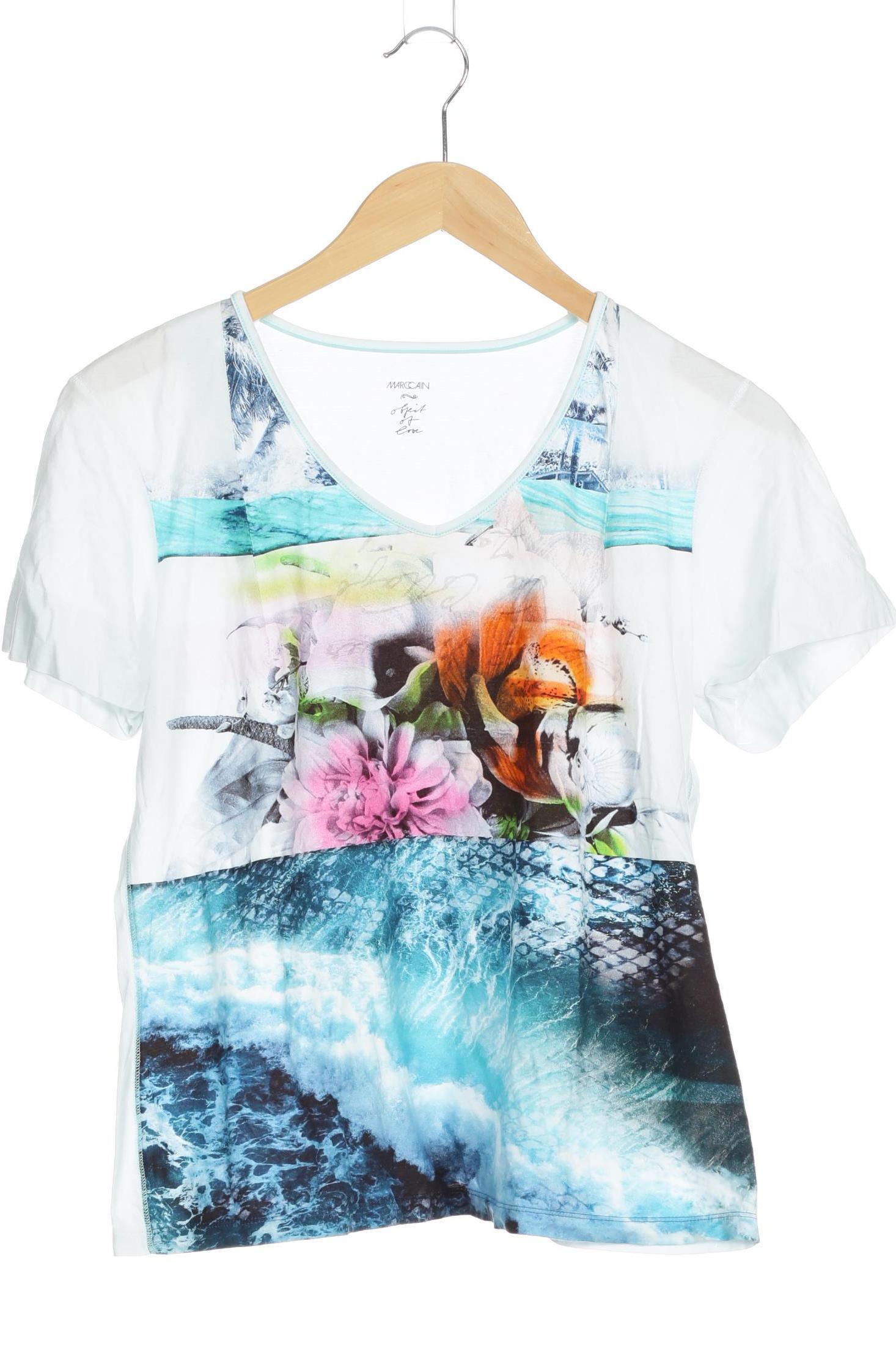

Marc Cain Damen T-Shirt, weiß, Gr.
