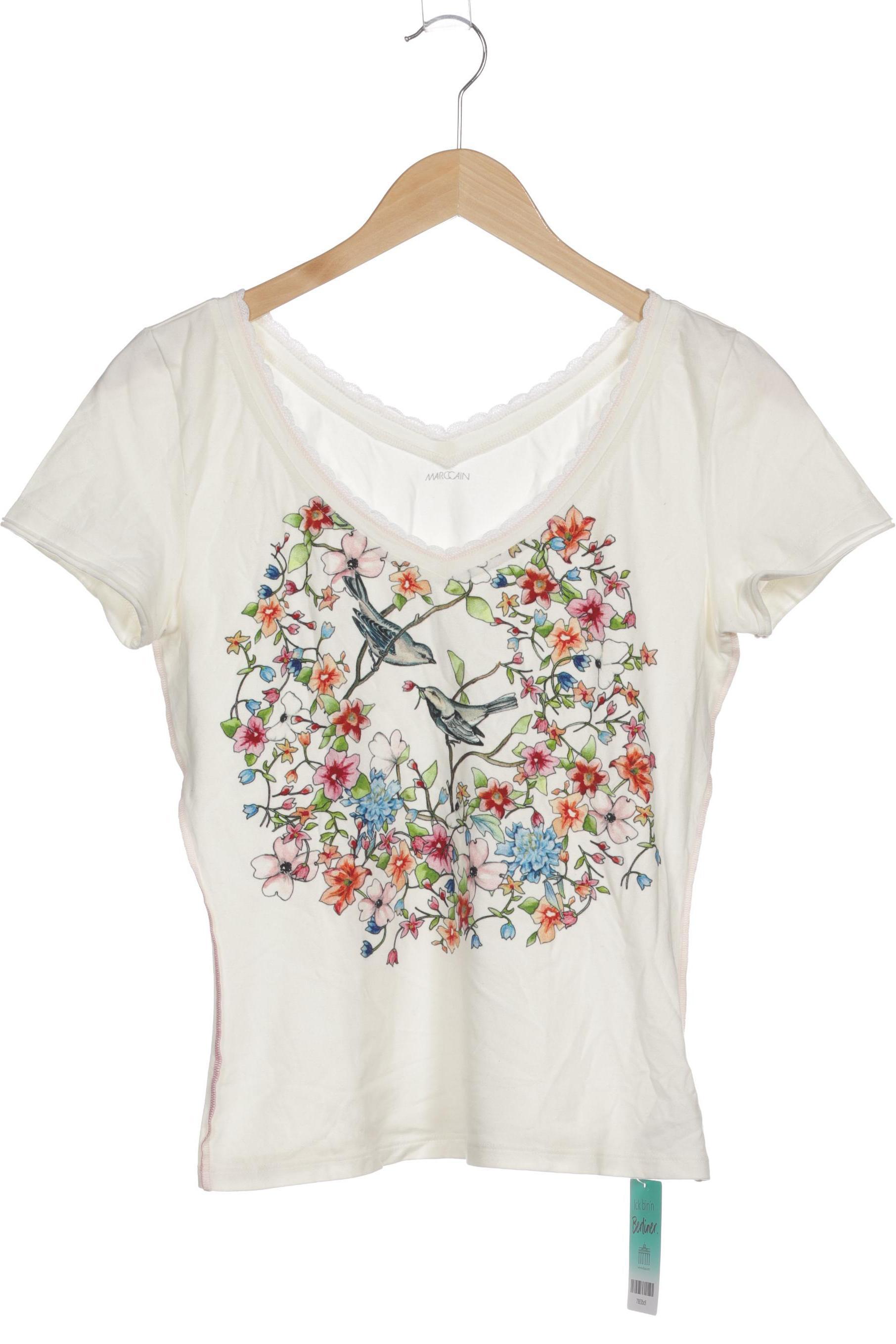 

Marc Cain Damen T-Shirt, weiß, Gr.