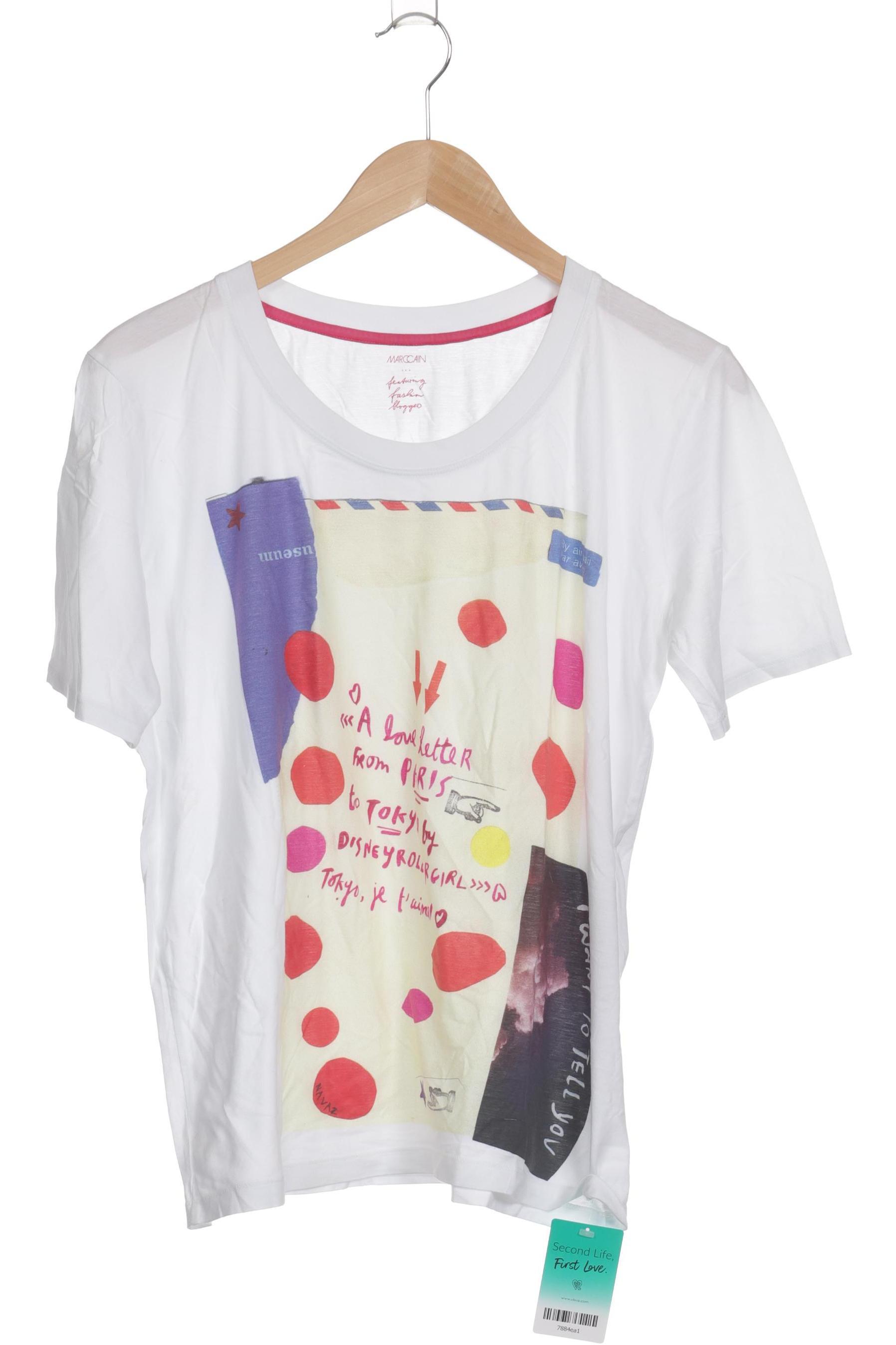 

Marc Cain Damen T-Shirt, weiß, Gr.