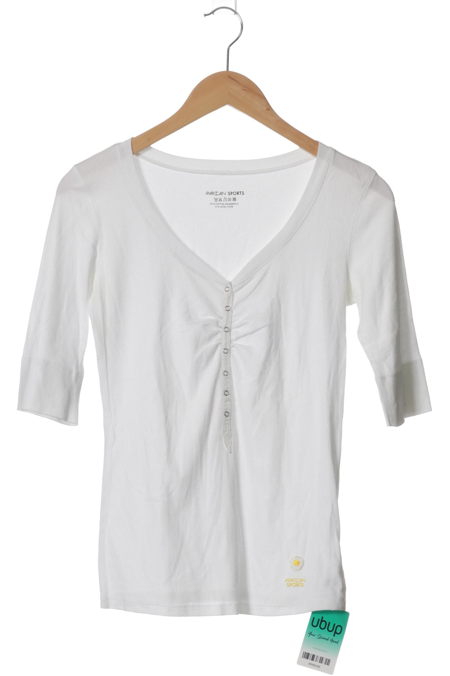

Marc Cain Damen T-Shirt, weiß, Gr.