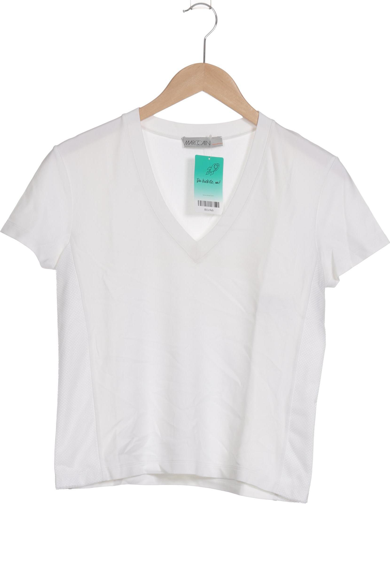 

Marc Cain Damen T-Shirt, weiß, Gr.