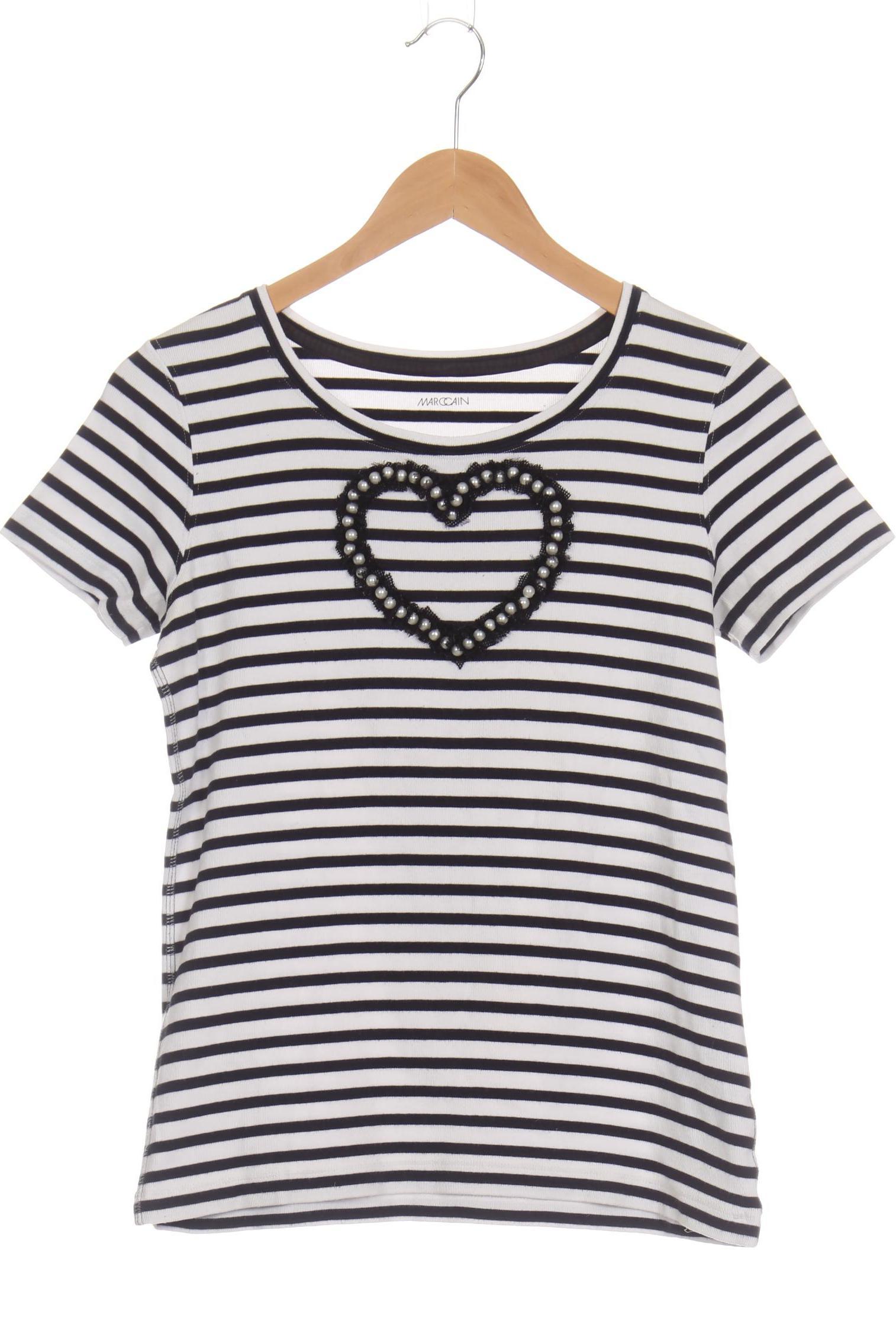 

Marc Cain Damen T-Shirt, weiß, Gr.