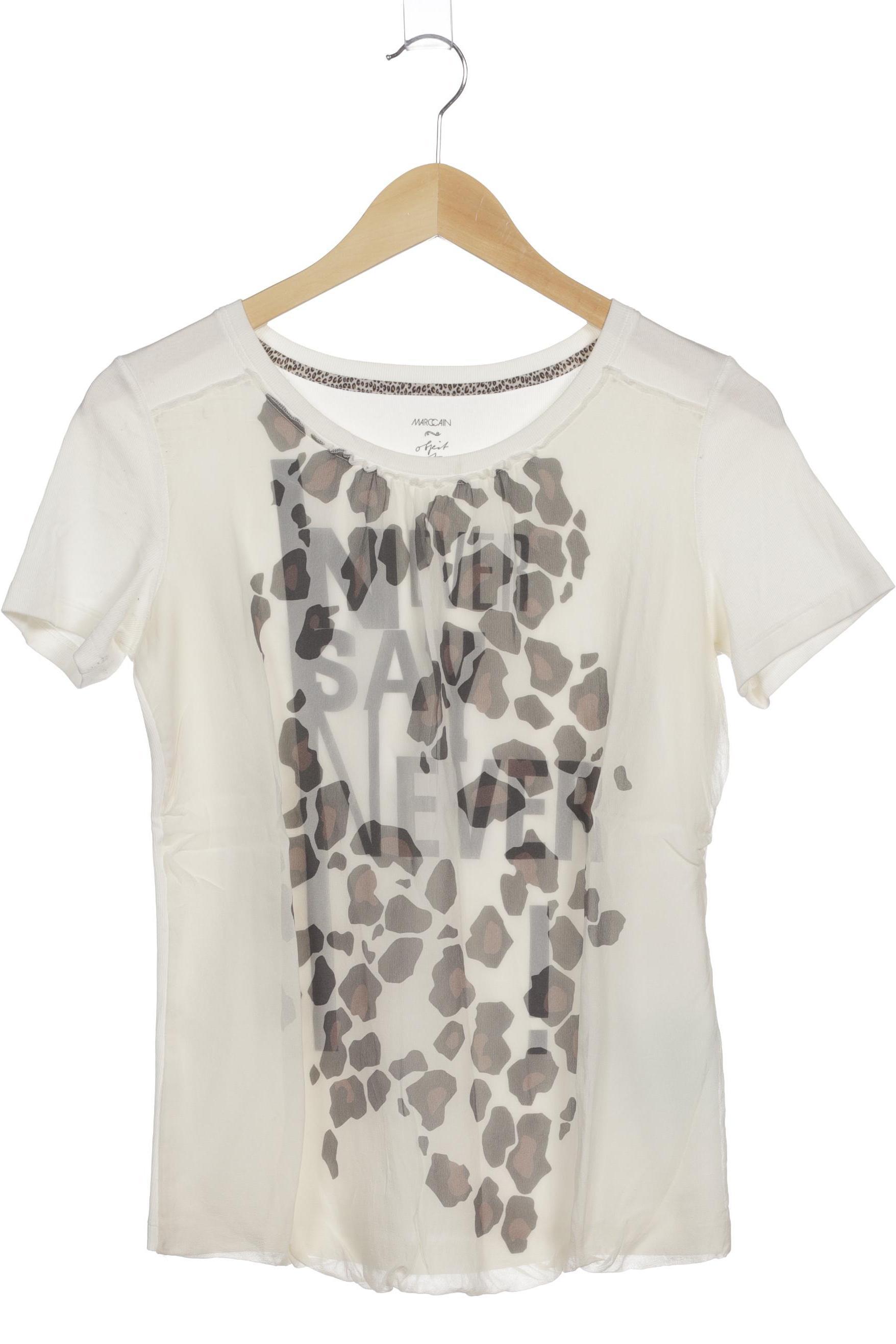 

Marc Cain Damen T-Shirt, weiß, Gr.