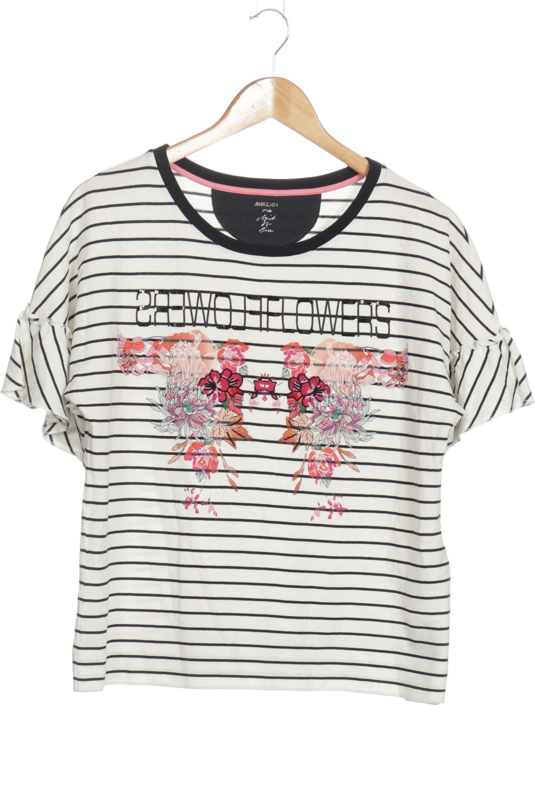 

Marc Cain Damen T-Shirt, weiß, Gr.